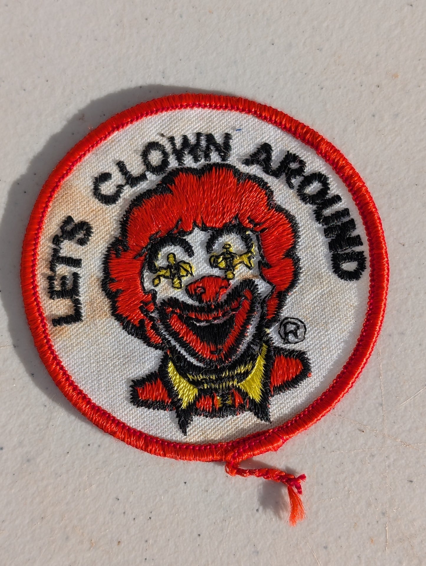 Ronald McDonaldâs Letâs Clown Around Fast Food Vintage Style Retro Patch Hat Cap