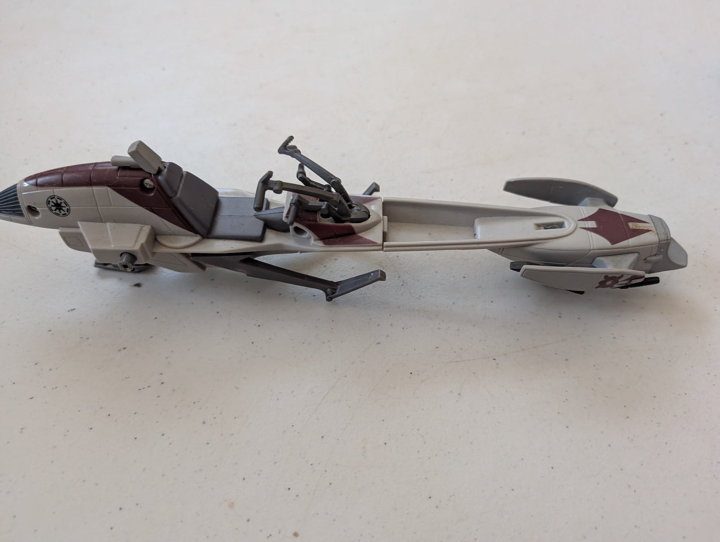 Hoth and Barc Speeder Bike Star Wars(Vintage, Missing parts/accessories, Collectable, Toy)