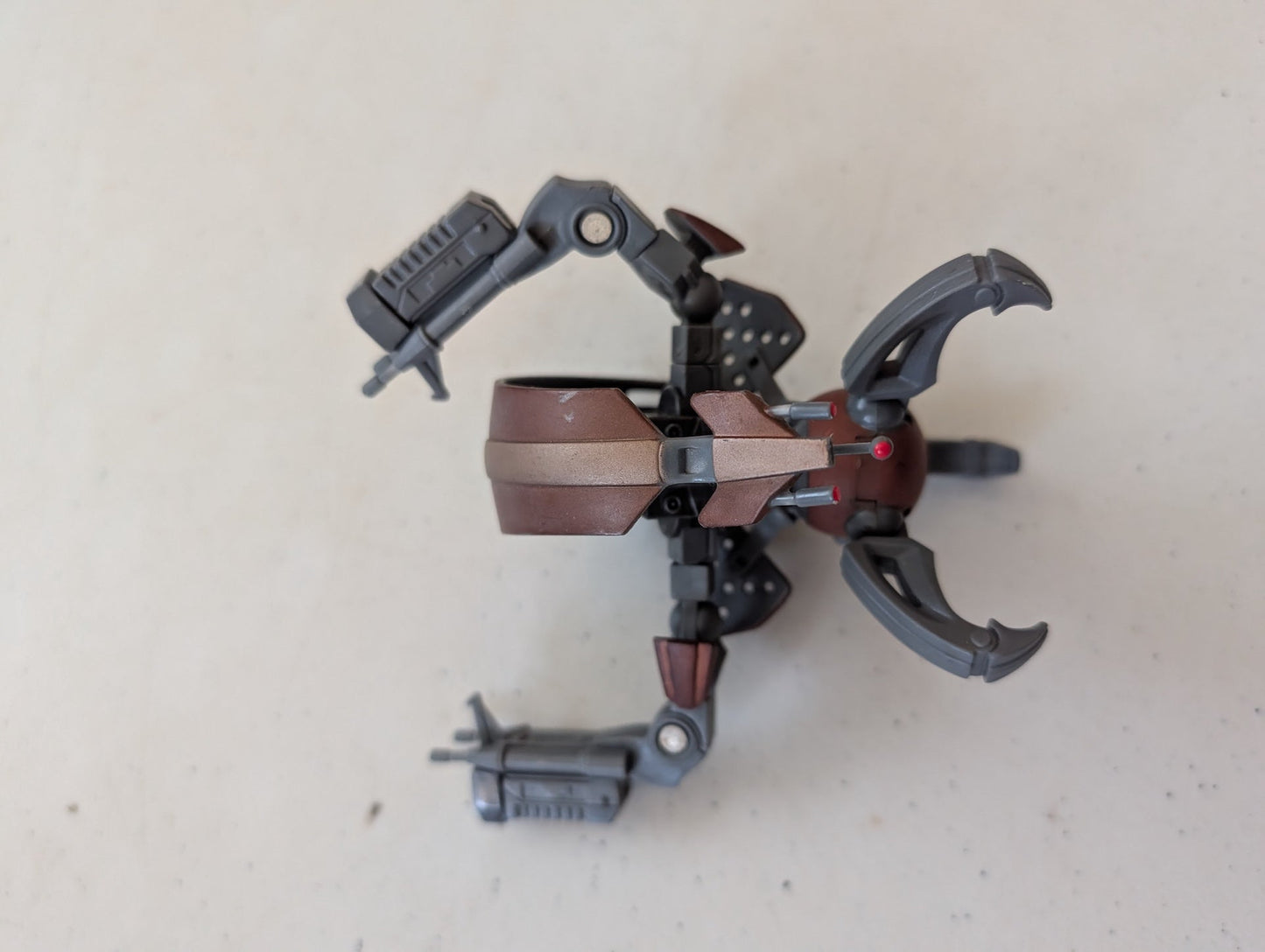 Star Wars action figure - Clone Wars Droideka (Destroyer Droid) (Vintage, Action Figure, Missing parts/accessories, Collectable, Toy)