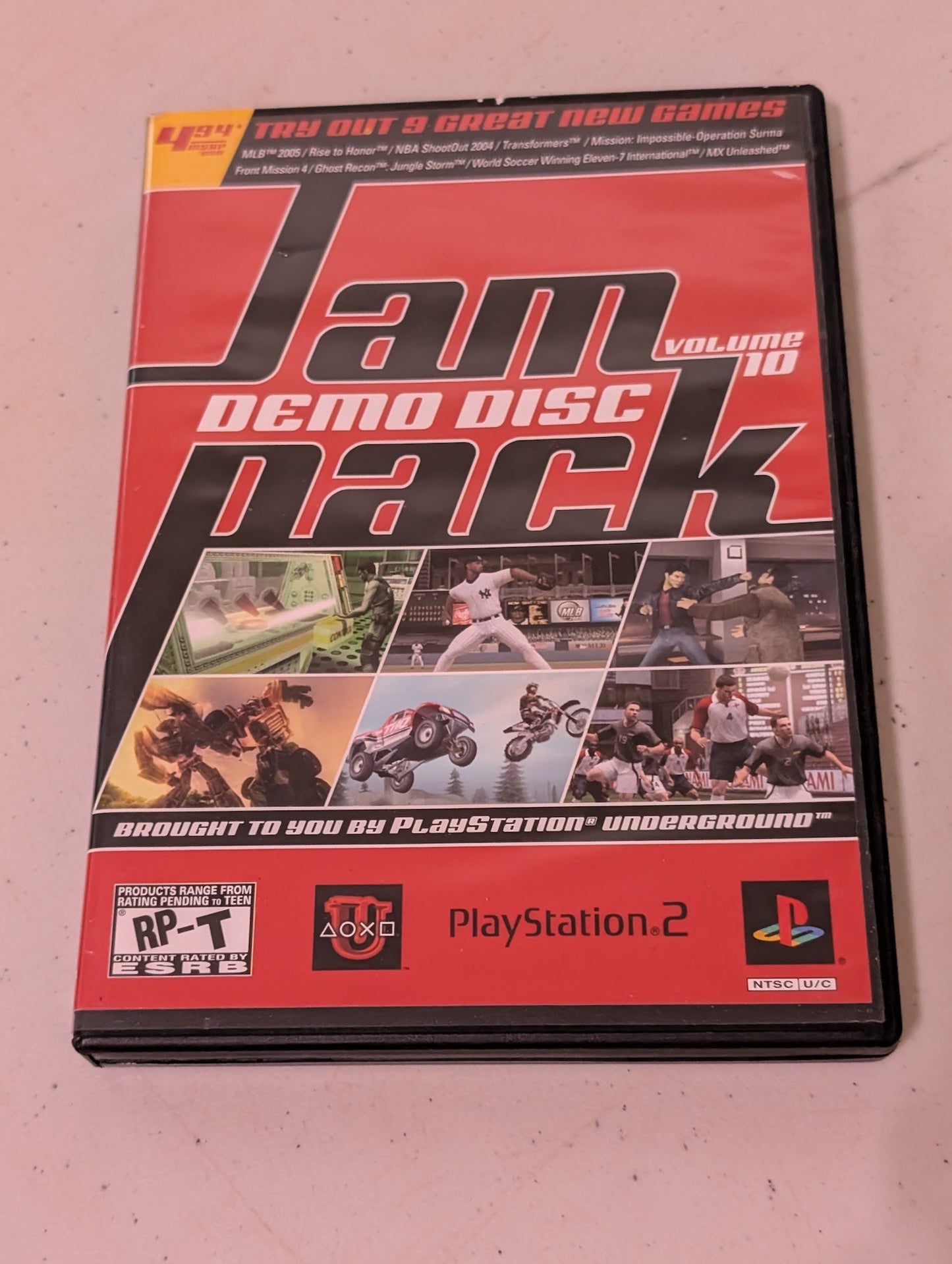 Jam Pack Demo Disc Volume 10 (Sony PlayStation 2) PS2