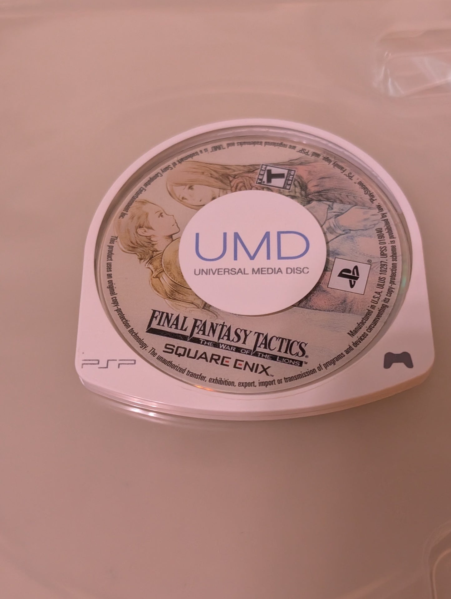 Final Fantasy Tactics: The War of The Lions (Sony PSP, 2007) UMD Disc Only