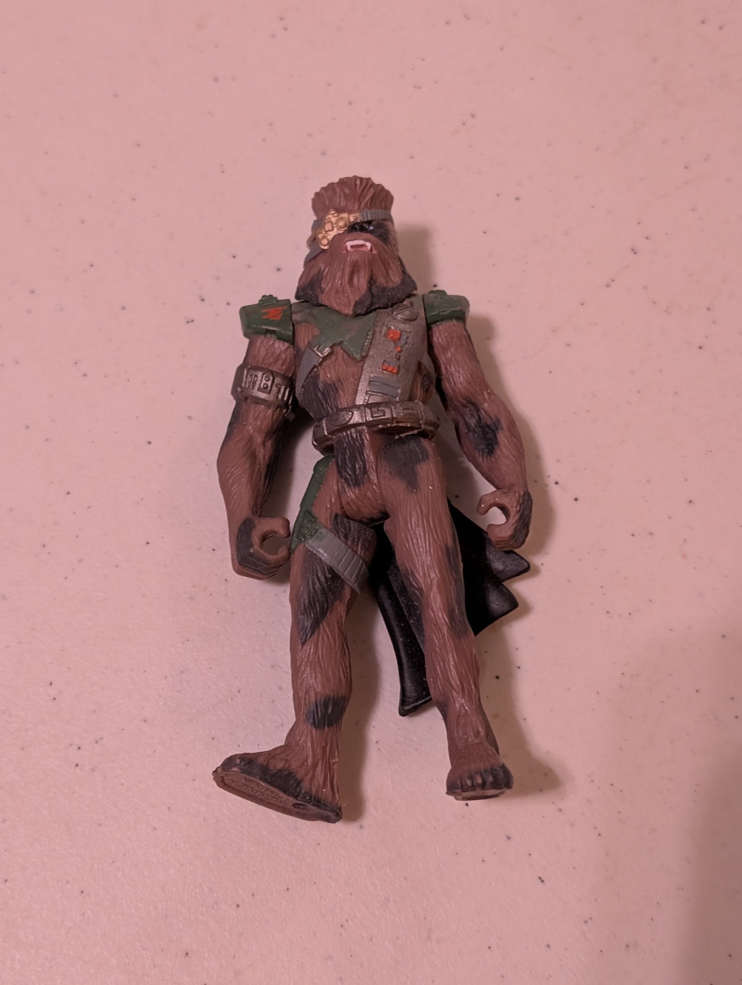 CHEWBACCA bounty hunter STAR WARS power of the force shadows empire novel(Action Figure, SciFi/Fantasy, Collectable, Vintage, Loose, Missing Parts/pieces, Incomplete)