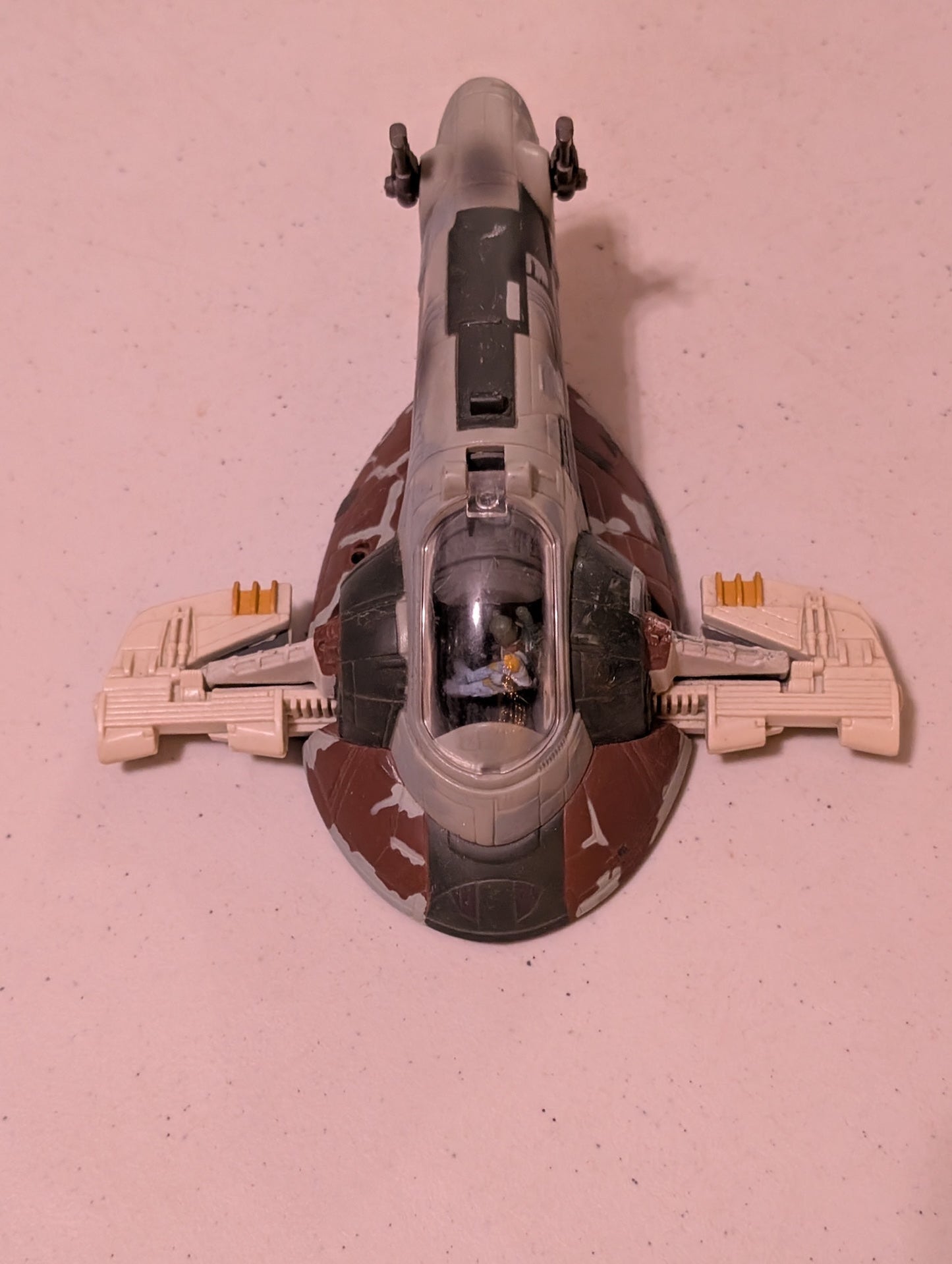 SLAVE 1 Boba Fett Ship Star Wars Micro Machines Action Fleet 1996 Vintages (Vehicle, SciFi/Fantasy, Collectable, Vintage, Loose, Missing Parts/pieces, Incomplete)