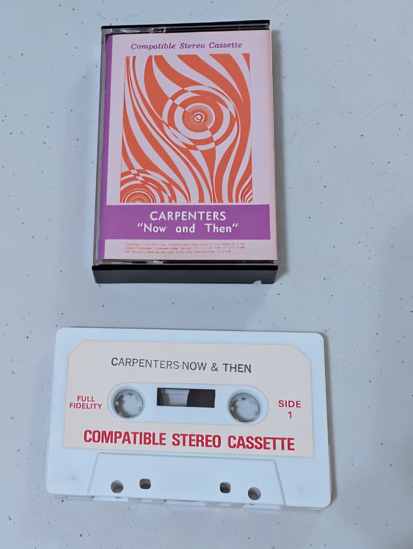 Carpenters - Now and Then (cassette, tape, album, music, vintage, OOP)