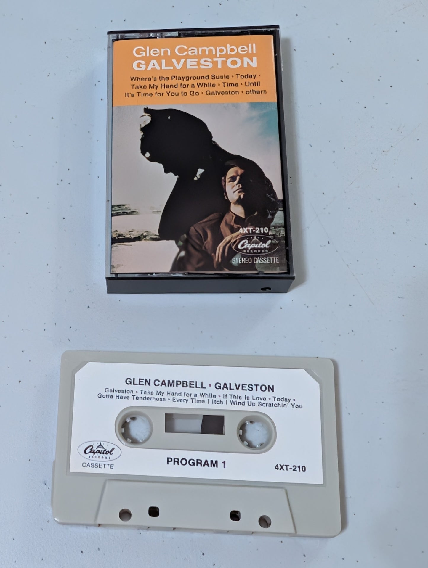 GLEN CAMPBELL- GALVESTON(cassette, tape, album, music, vintage, OOP)