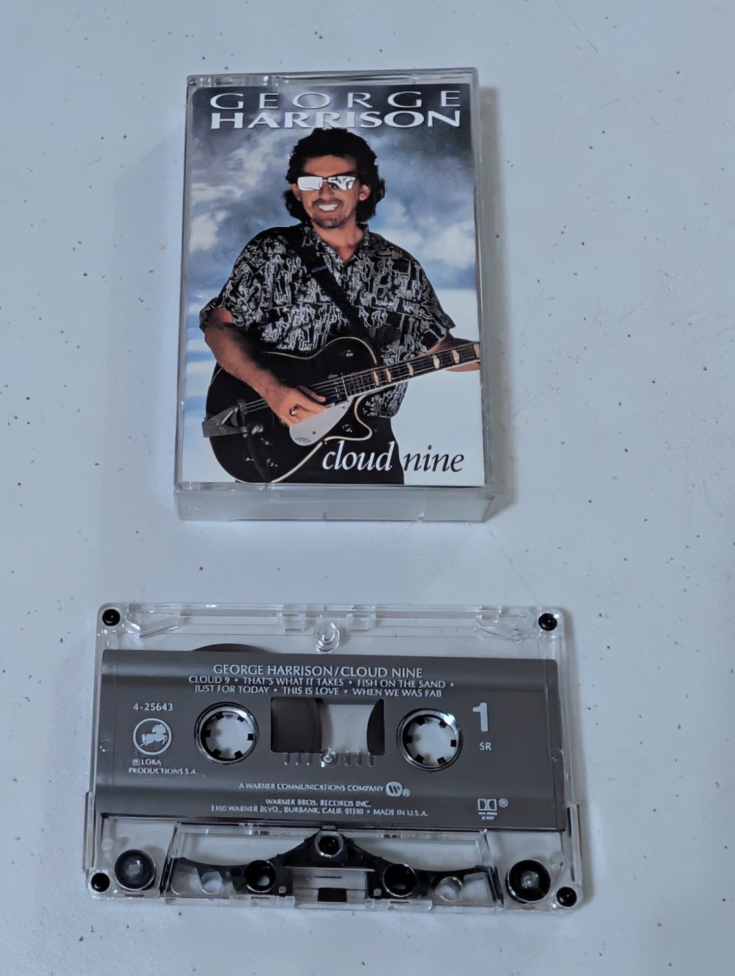 George Harrison - Cloud Nine(cassette, tape, album, music, vintage, OOP)