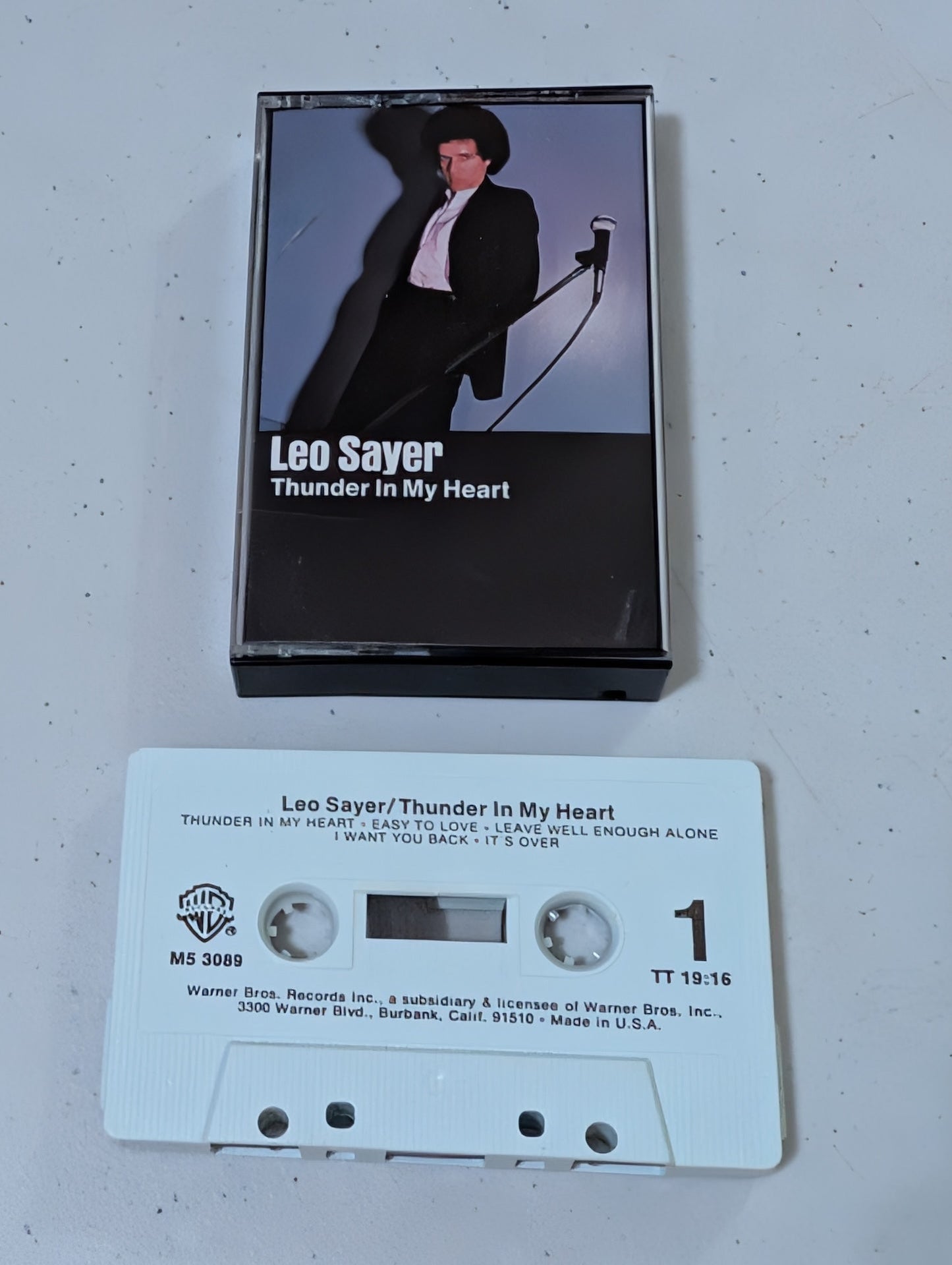 LEO SAYER - THUNDER IN MY HEART - CASSETTE TAPE 1977(cassette, tape, album, music, vintage, OOP)
