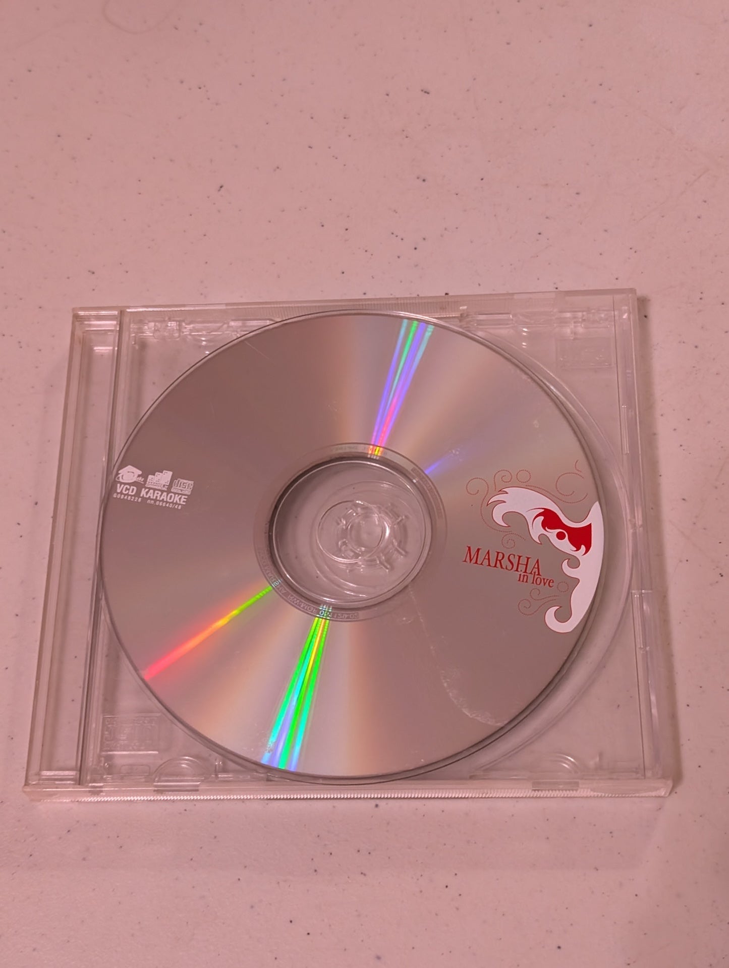 MARSHA in love VCD (Video Compact Disc) karaoke disc