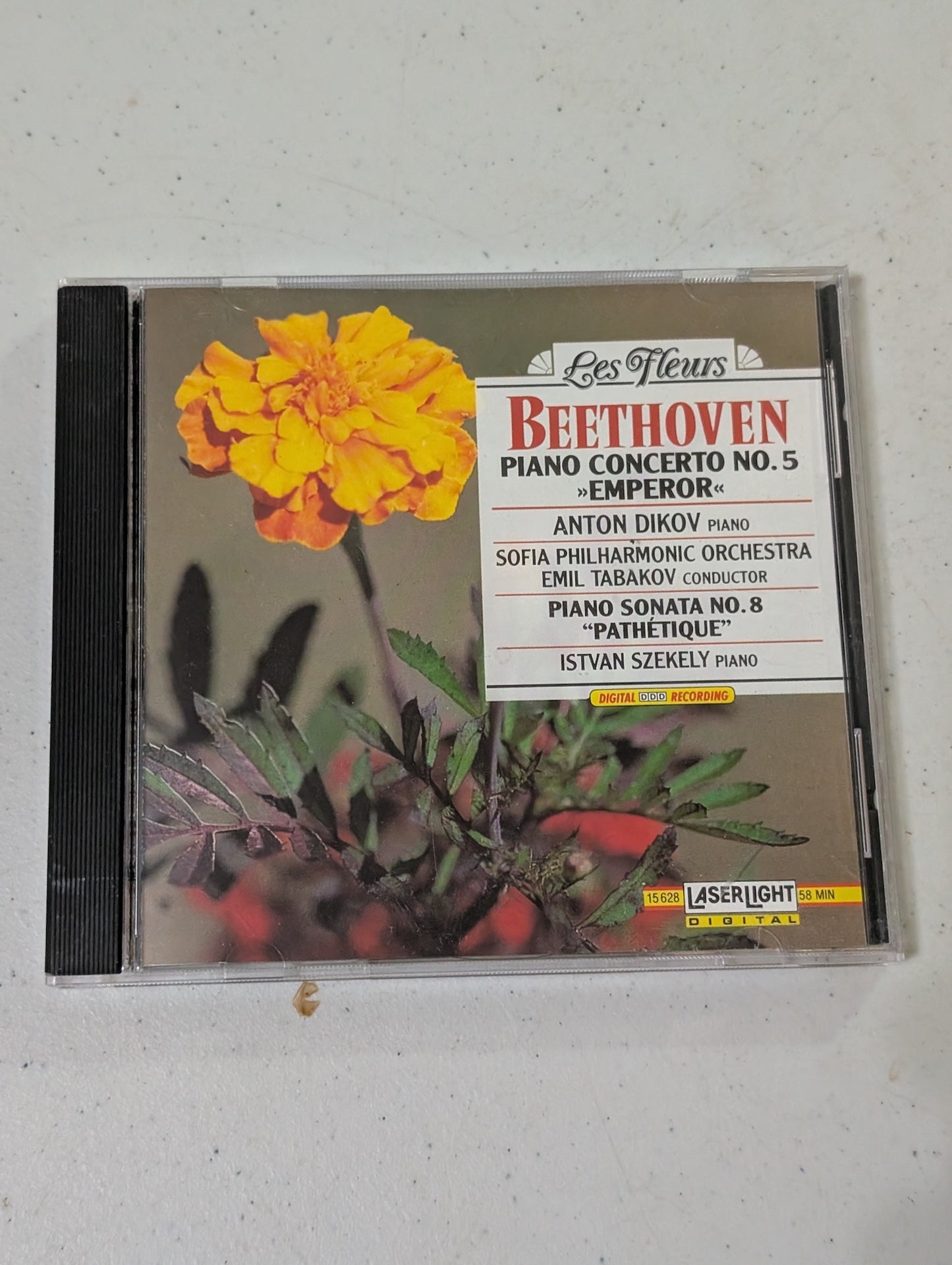 Beethoven, Ludwig van - Piano Concerto No. 5 "Emperor" / Piano Sonata No. 8 "Pathétique" (Classical, CD, 1990)
