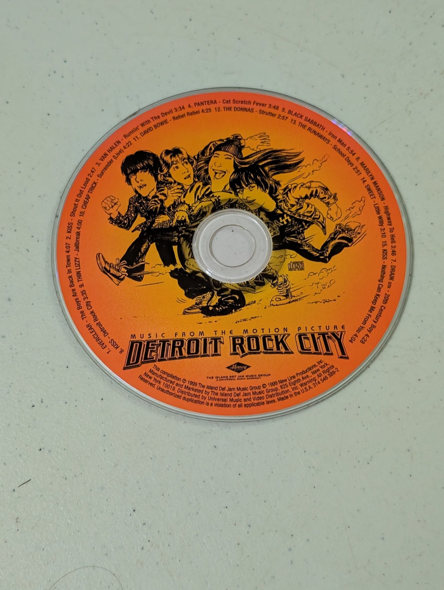 Various Artists - Detroit Rock City (Music From The Motion Picture) (Hard Rock, Heavy Metal, CD, 1999)