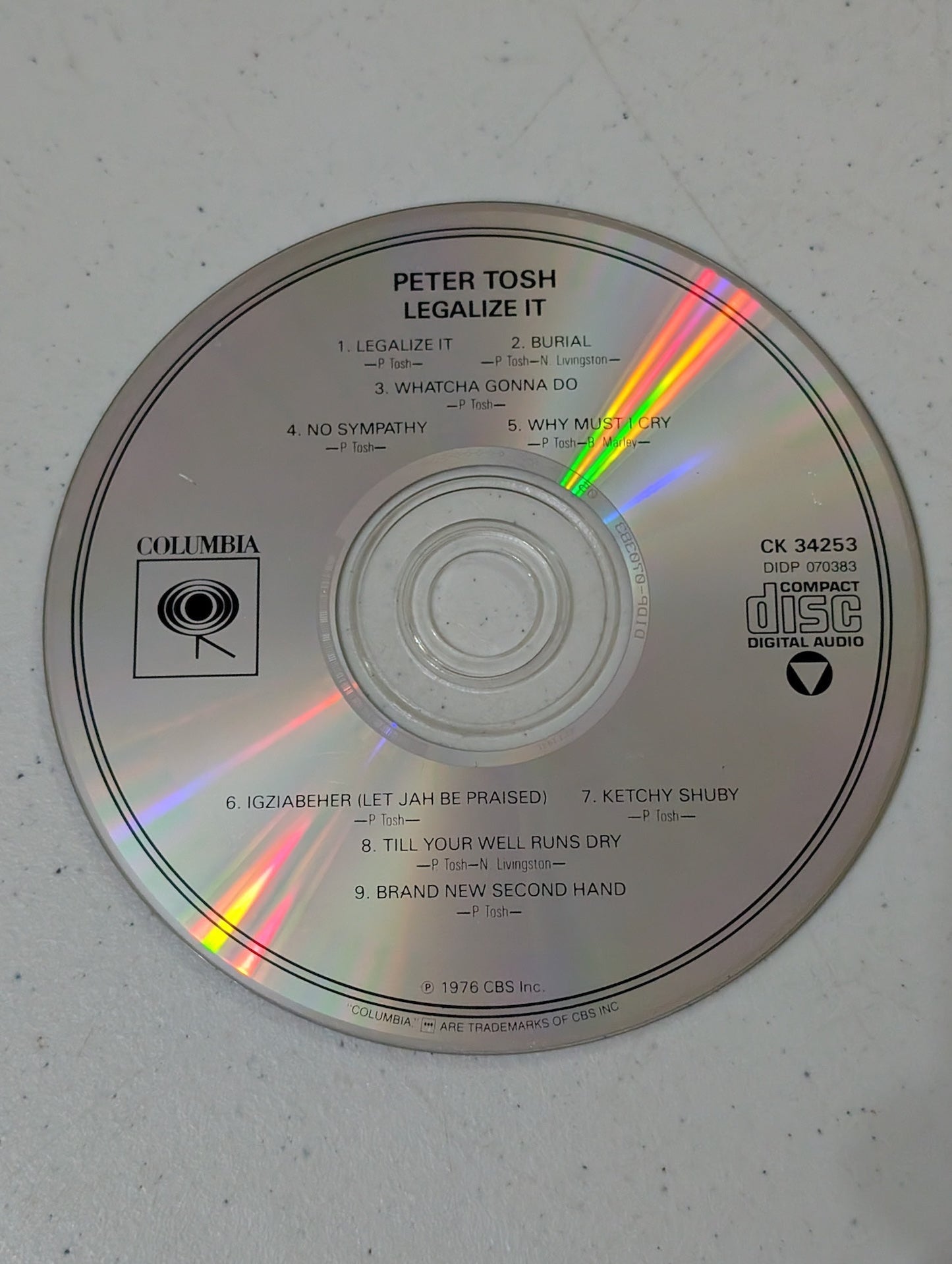 Peter Tosh - Legalize It (Reggae, CD, 1976)