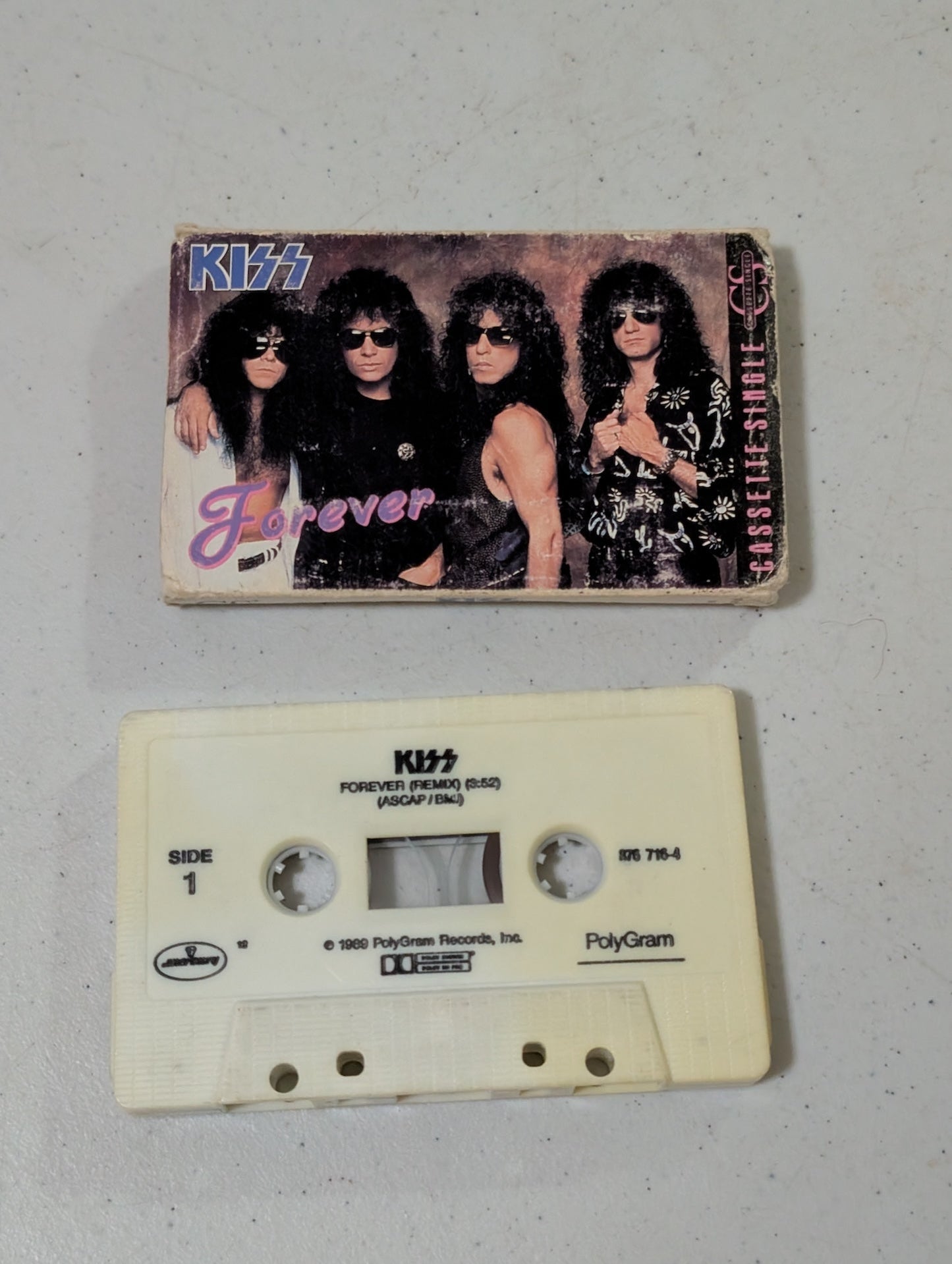 KISS Forever RARE Vintage Cassette Single 1989 Polygram Factory (Cassette, vintage, out of print)
