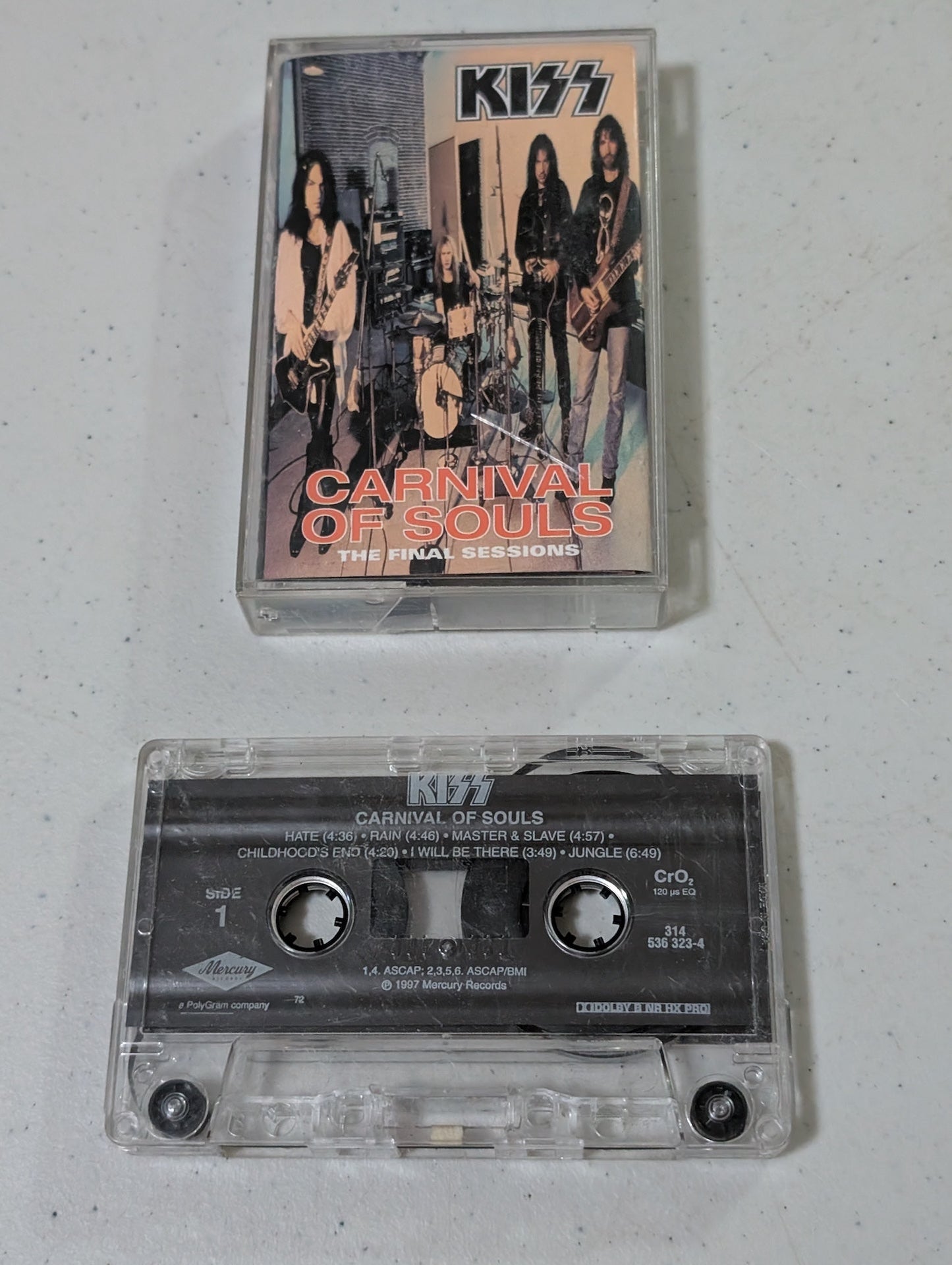 KISS Carnival Of Souls The Final Sessions Cassette Tape 1997 (Cassette, vintage, out of print)