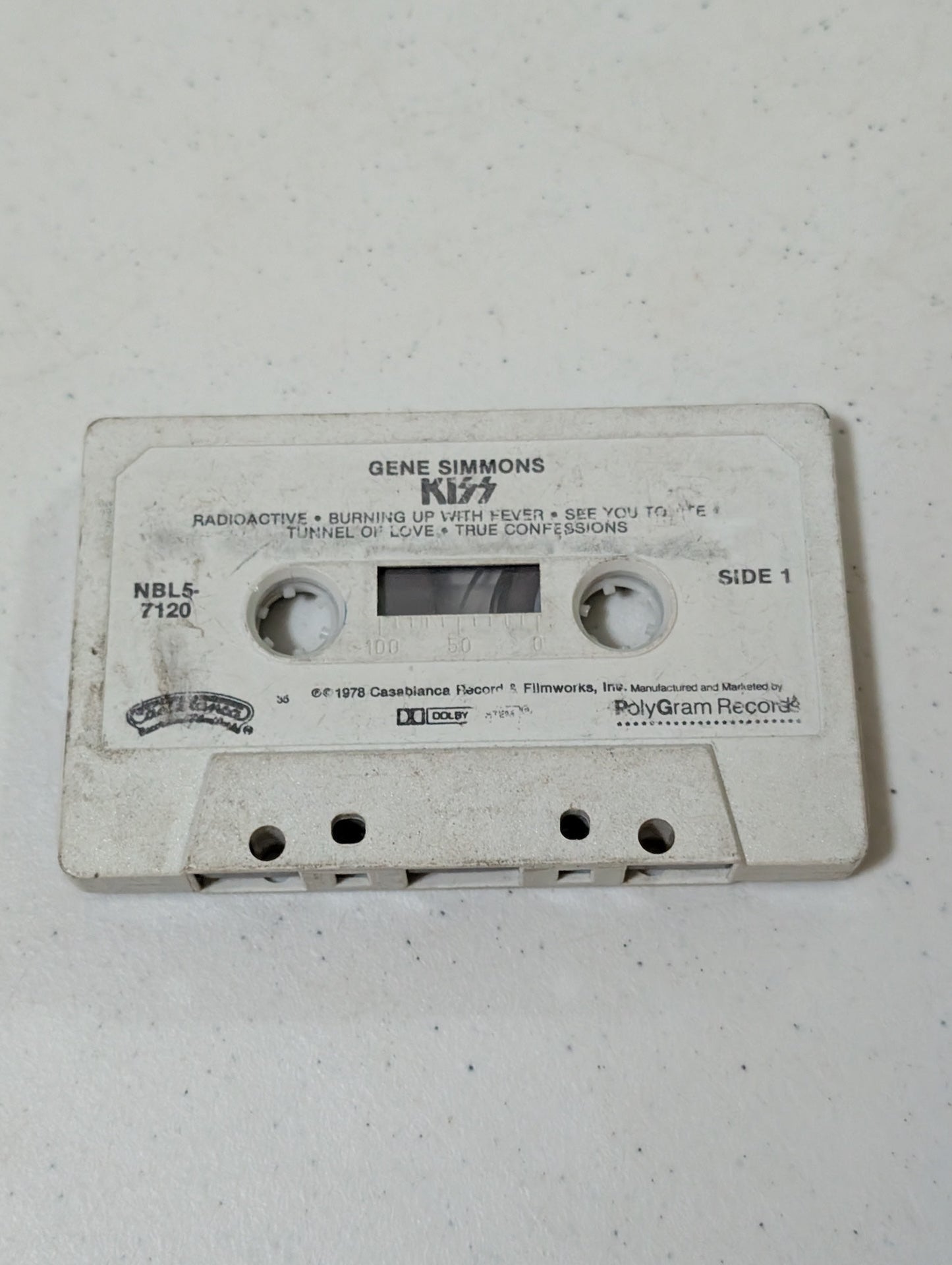 Gene Simmons Kiss Solo Cassette Only 1978 (Cassette, vintage, out of print)