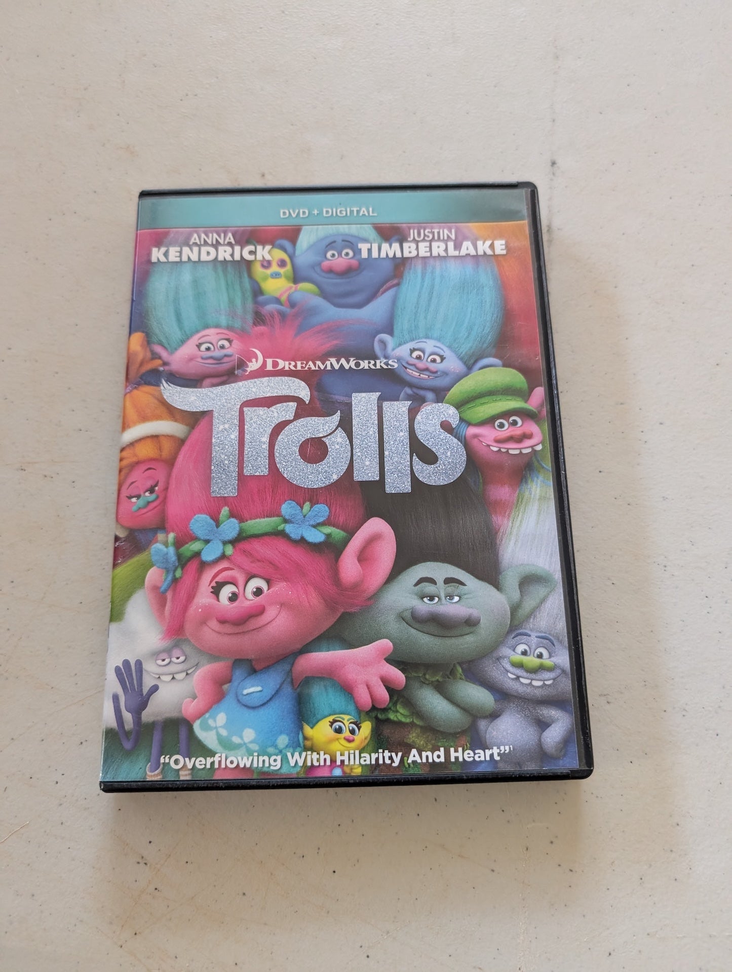 New Trolls DVD 2016 Dreamworks Anna Kendrick Justin Timberlake Animated Kids