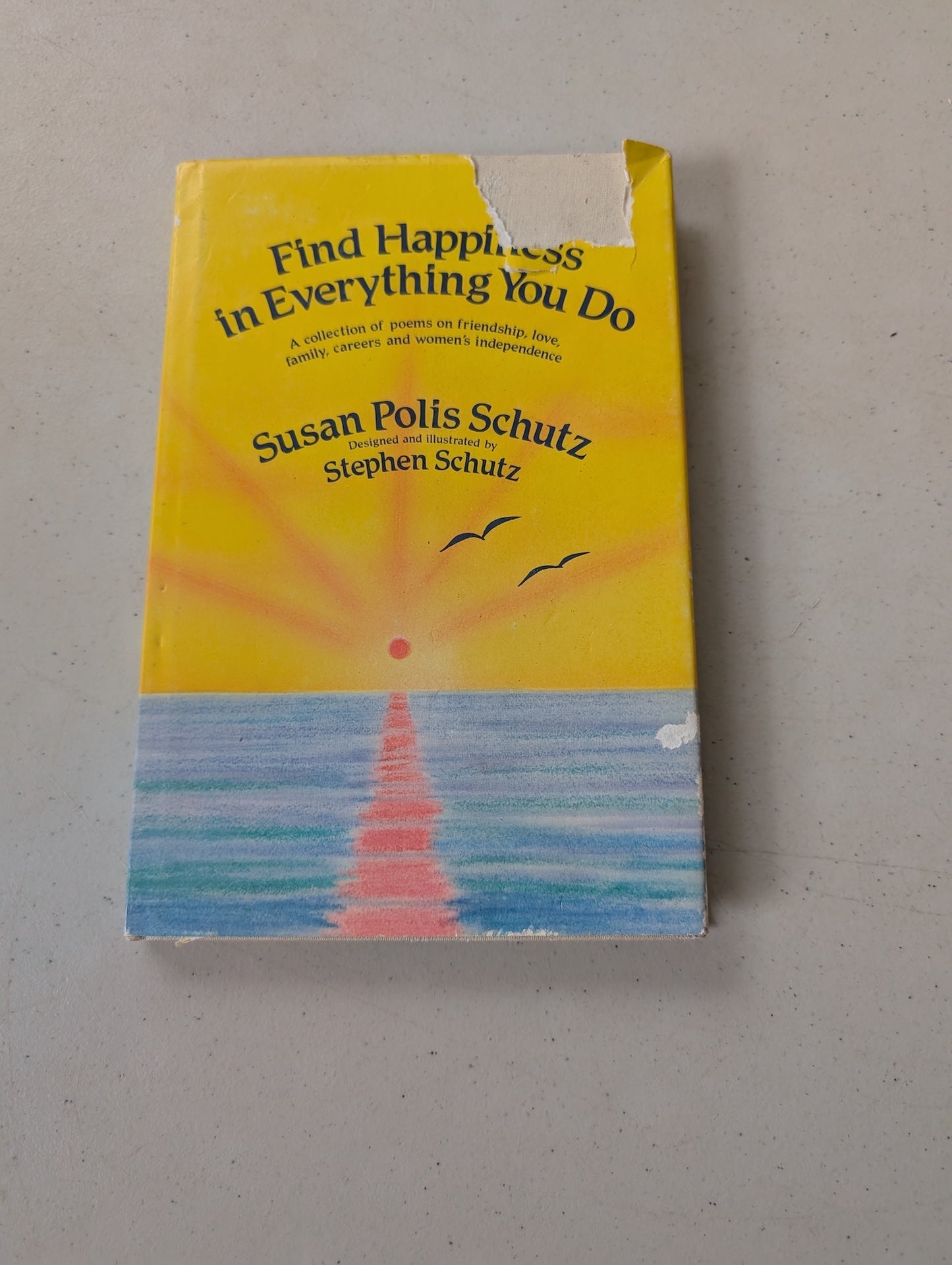FIND HAPPINESS IN EVERYTHING YOU DO: A COLLECTION OF POEMS By Susan Polis Schutz