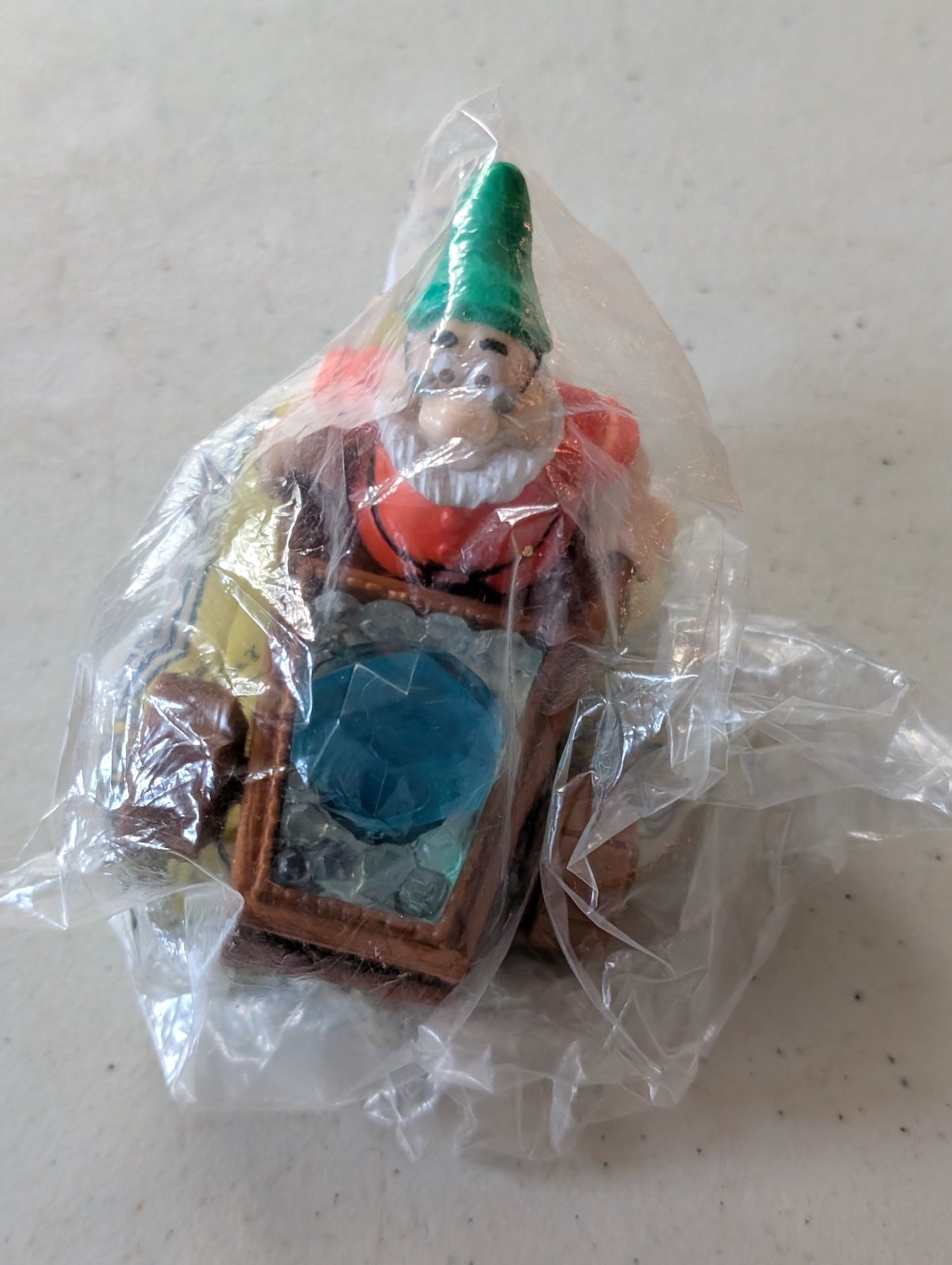 Snow White & the Seven Dwarfs Doc pushing cart 1992 McDonald's Happy Meal Toy (vintage, collectable, nostalgia, toy)