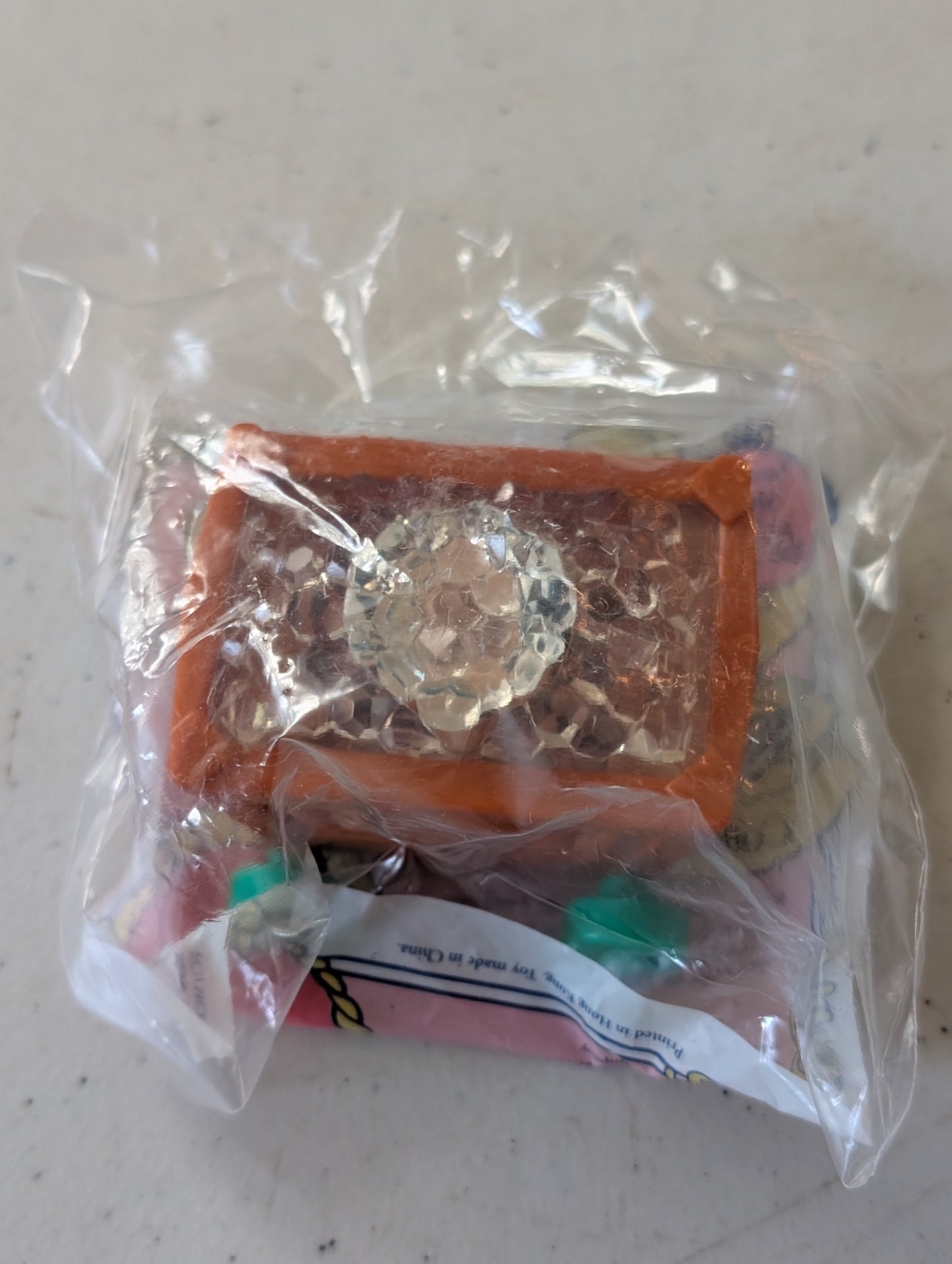 Snow White Bashful Dwarf Diamond Mine Cart Toy Figure Walt Disney McDonalds(vintage, collectable, nostalgia, toy)