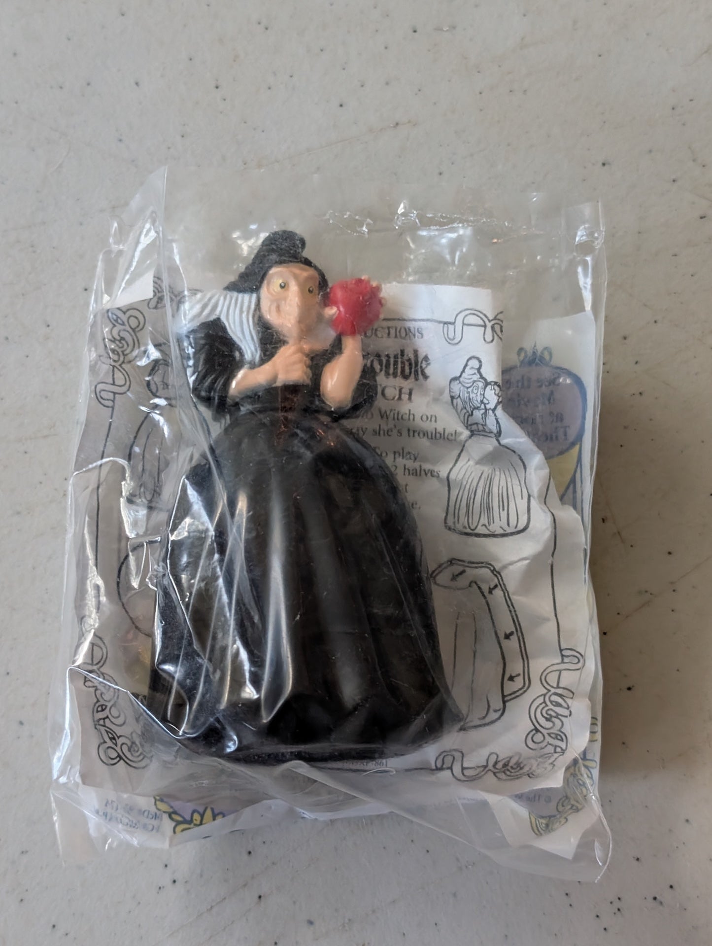 Snow White & the Seven Dwarfs Evil Queen 1992 McDonald's Happy Meal Toy (vintage, collectable, nostalgia, toy)