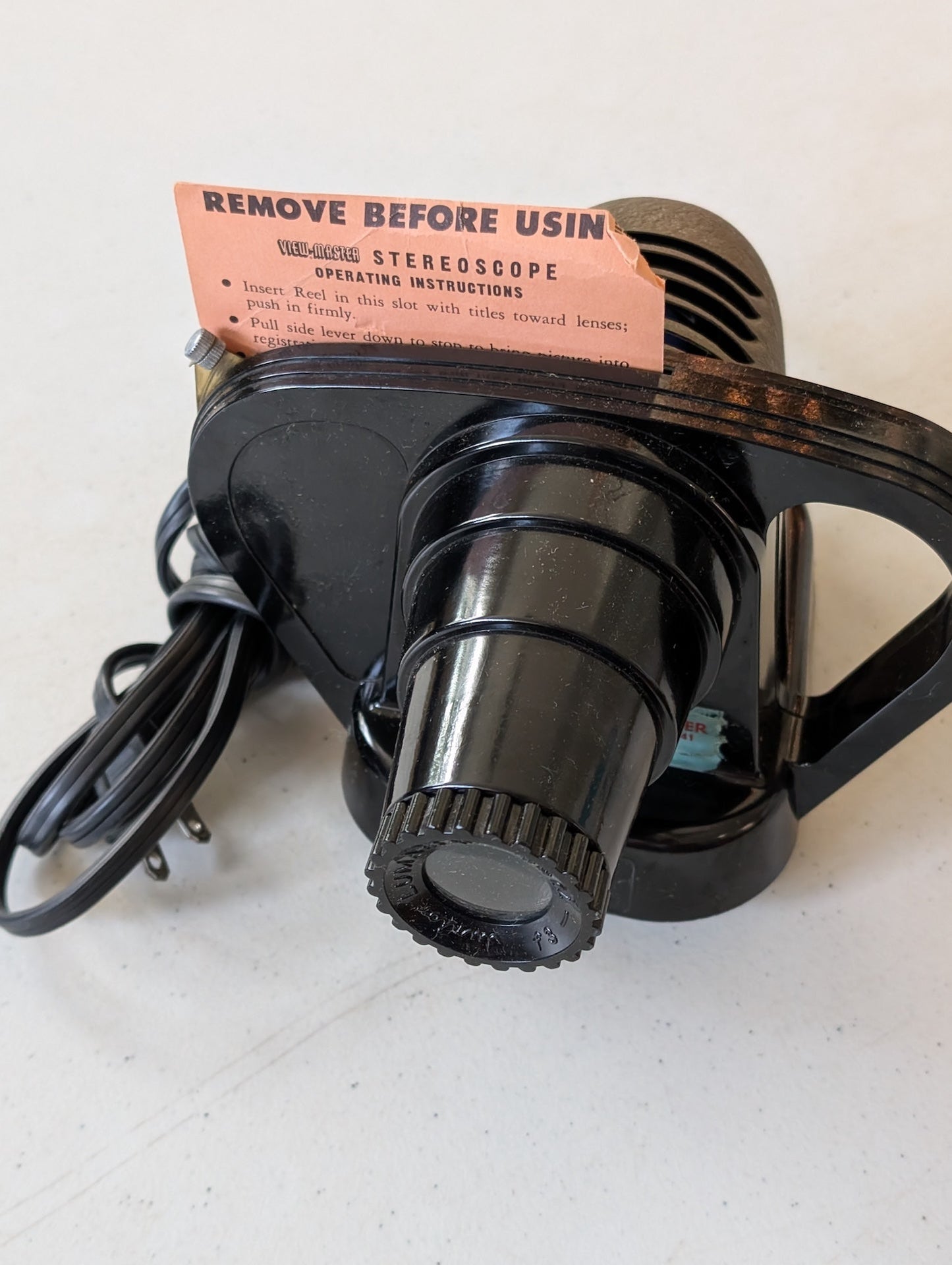 View-Master Junior Projector Vintage 1940's ~Metal & Bakelite(vintage, collectable, nostalgia, toy)