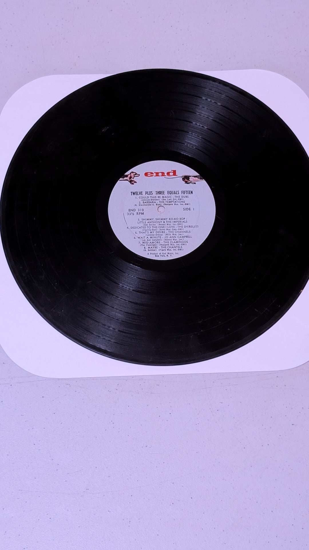 Various - Twelve Plus Three Equals Fifteen (R&B, Doo Wop, LP, 1961)