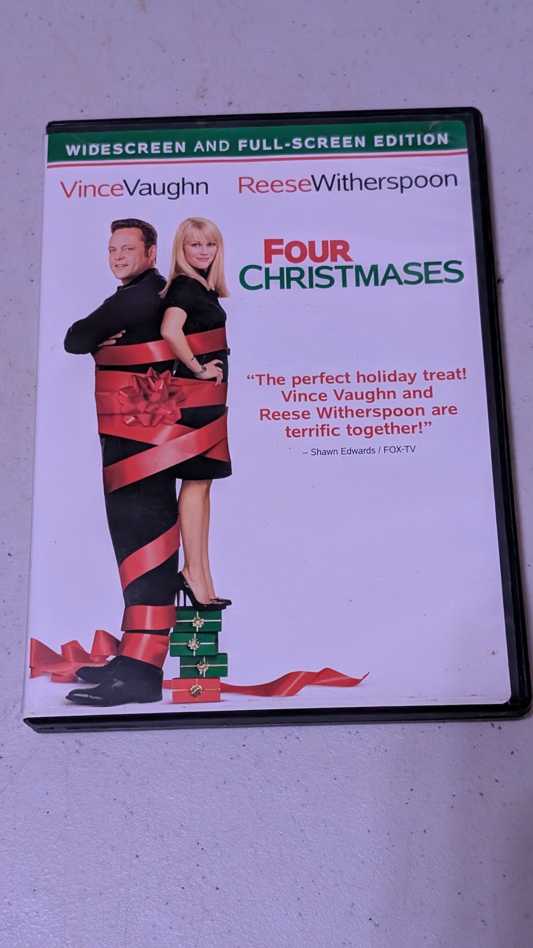 Four Christmases (DVD, 2008) Comedy, Vince Vaughn, Reese Witherspoon, Jon Voight