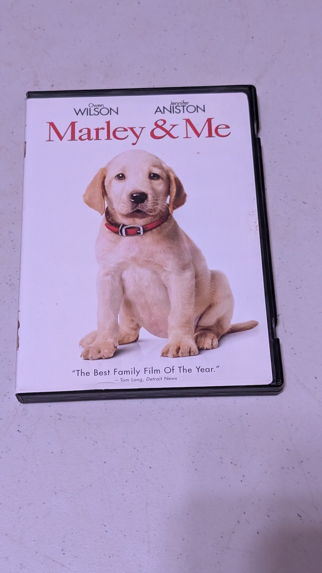 Marley & Me DVD Owen Wilson Jennifer Aniston