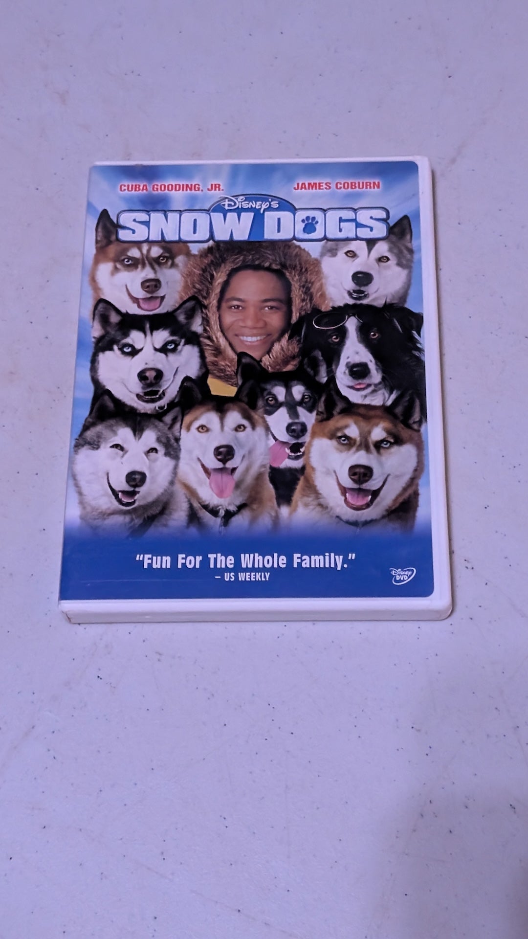 Snow Dogs (DVD, 2002) DISNEY Cuba Gooding Jr James Coburn fun for the family