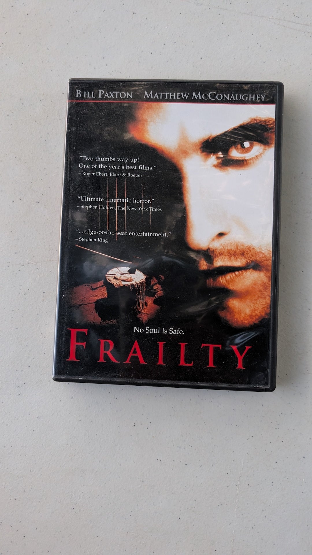 Frailty DVD MOVIE Bill Paxton , Matthew McConaughey , Powers Boothe
