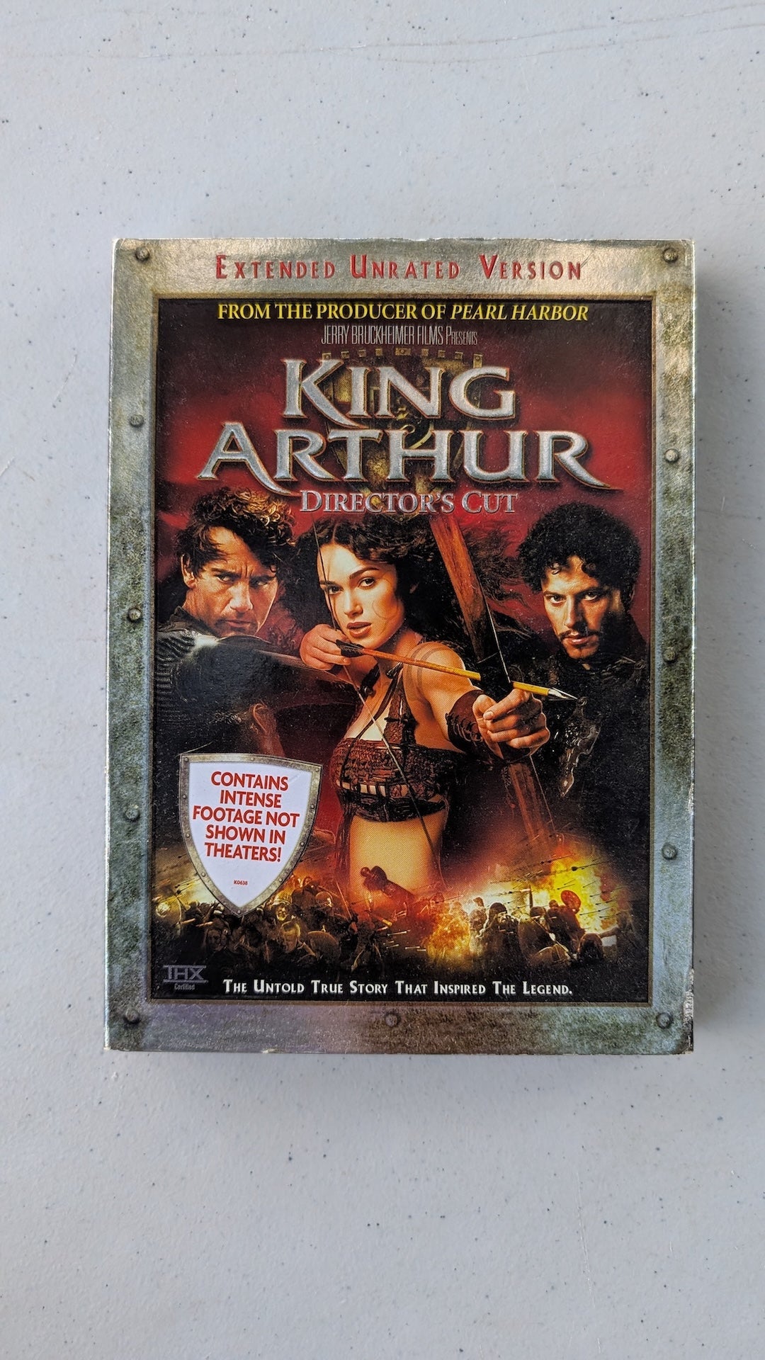 King Arthur (DVD, 2004, Extended Unrated Version) Clive Owen Keira Knightley