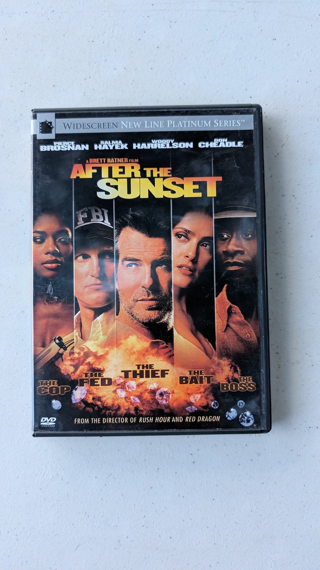 After the Sunset (DVD 2005) Pierce Brosnan-Salma Hayek-Woody Harrelson