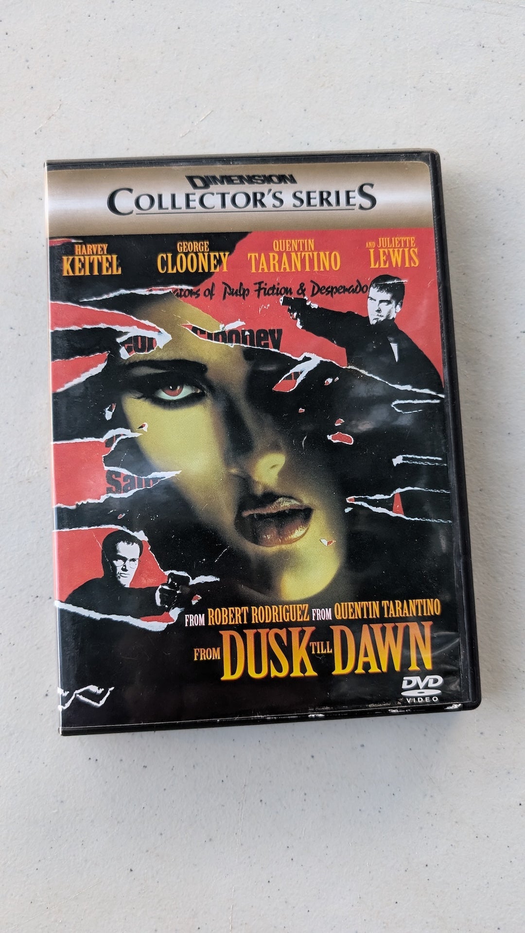 From Dusk Till Dawn Quentin Tarantino Harvey Keitel George Clooney Salma Hayek DVD