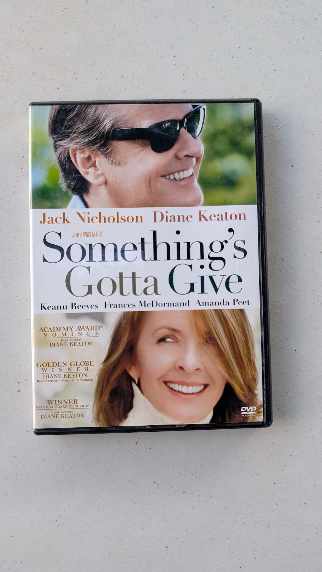 SOMETHING'S GOTTA GIVE - JACK NICHOLSON Diane Keaton - Keanu Reeves - DVD