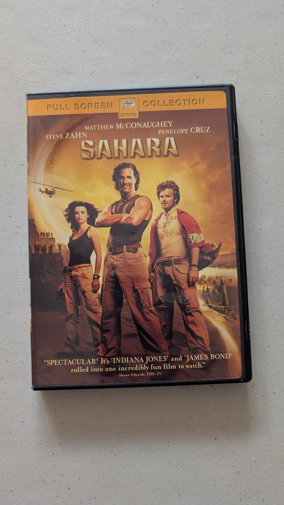 Sahara (DVD, 2005, PG-13) Matthew McConaughey, Steve Zahn, Penélope Cruz