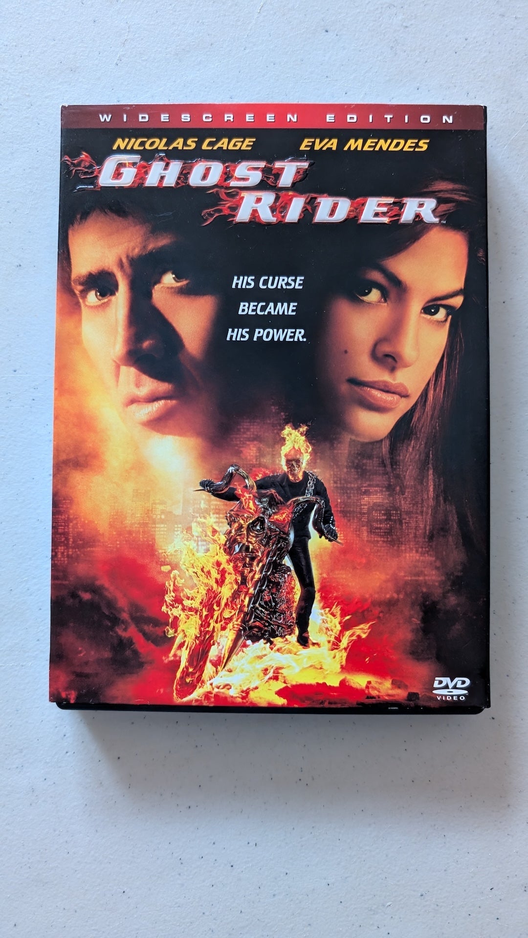 Ghost Rider (DVD, 2007, PG-13) Nicolas Cage, Eva Mendes