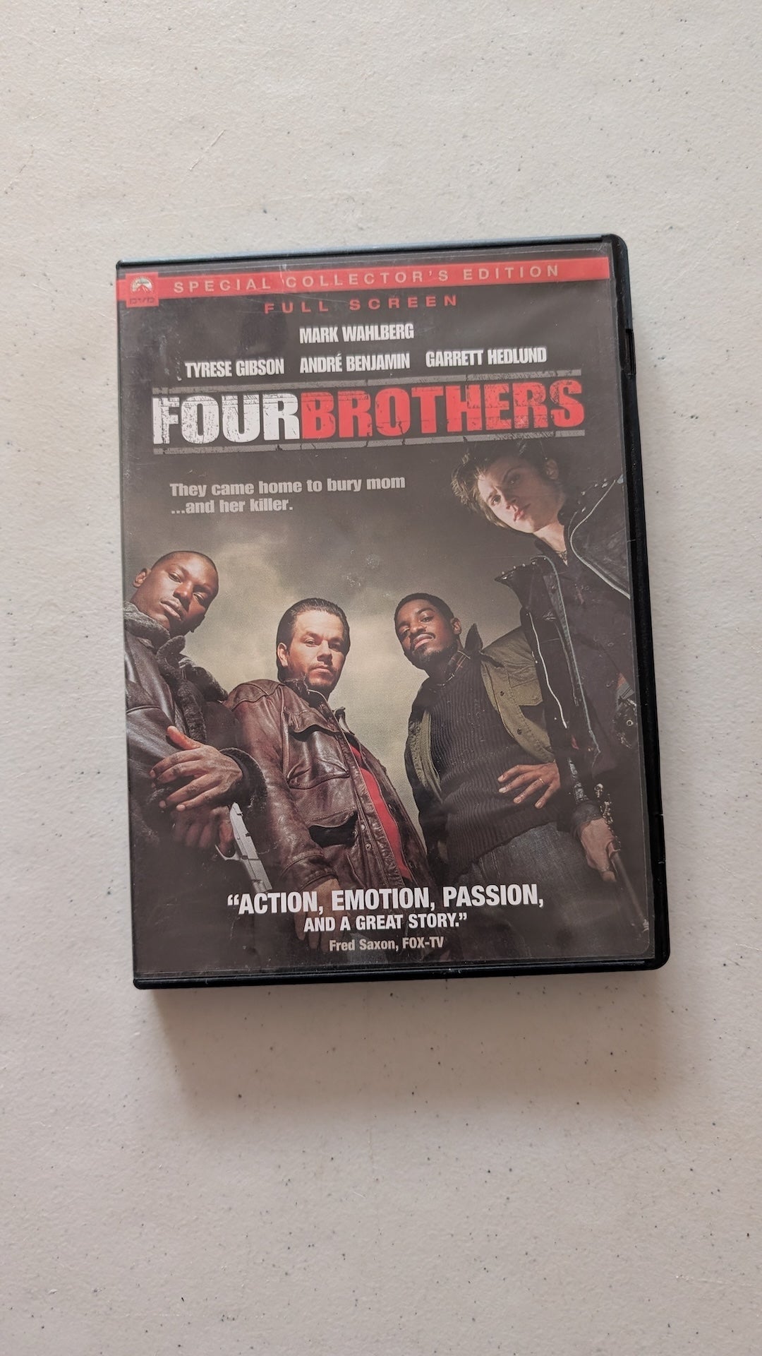 Four Brothers (DVD, 2005, R) Mark Wahlberg, Tyrese Gibson, André Benjamin, Garrett Hedlund