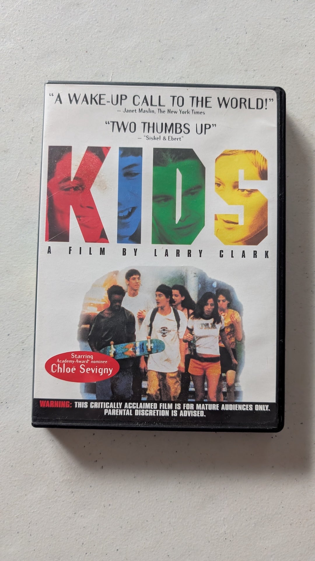 Kids (DVD, 1995, NC-17) Chloë Sevigny, Leo Fitzpatrick, Justin Pierce