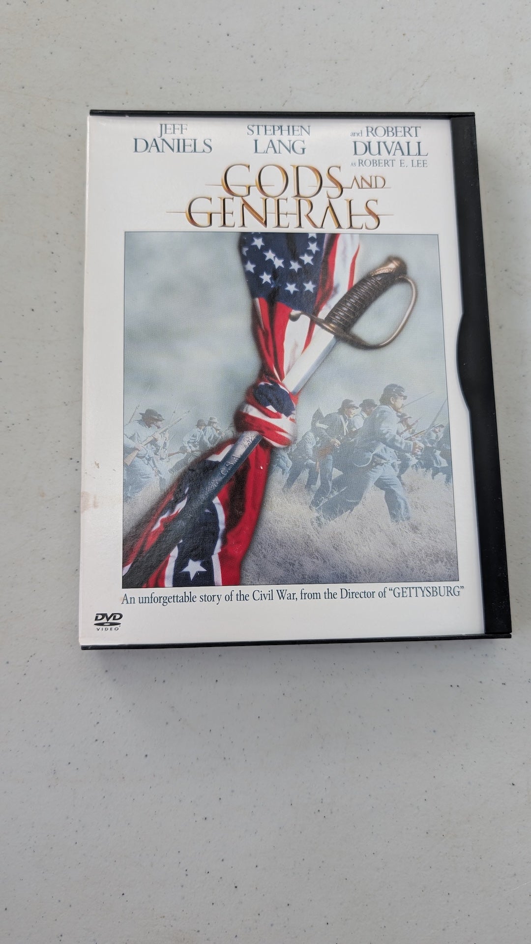 Gods and Generals (DVD, 2003, PG-13) Jeff Daniels, Stephen Lang, Robert Duvall