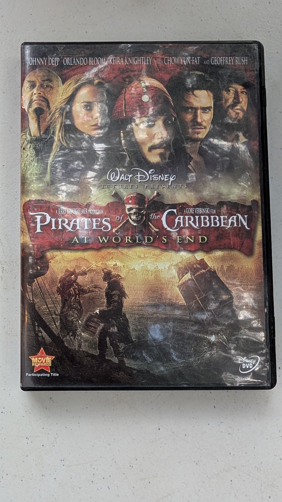 Pirates of the Caribbean: At World's End (DVD, 2007, PG-13) Johnny Depp, Orlando Bloom, Keira Knightley