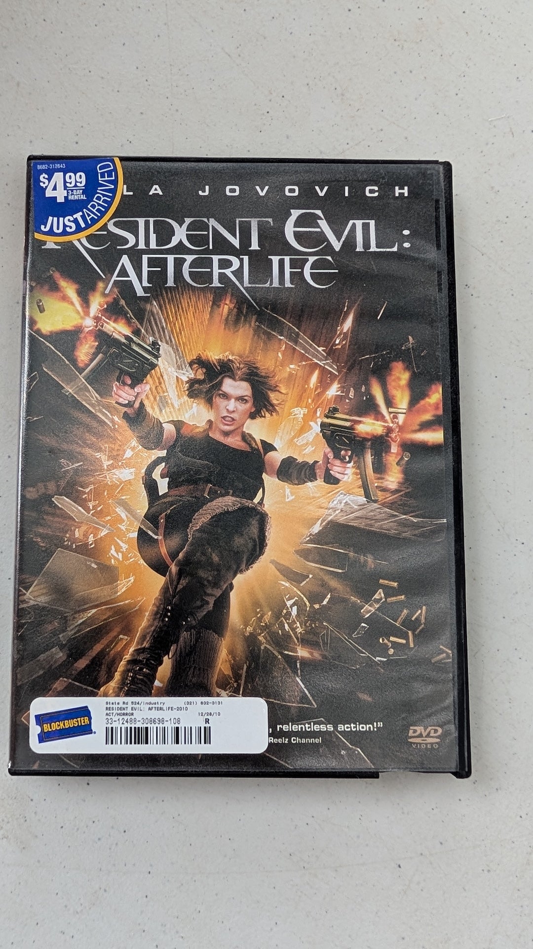 Resident Evil: Afterlife (DVD, 2010, R) Milla Jovovich, Ali Larter, Wentworth Miller