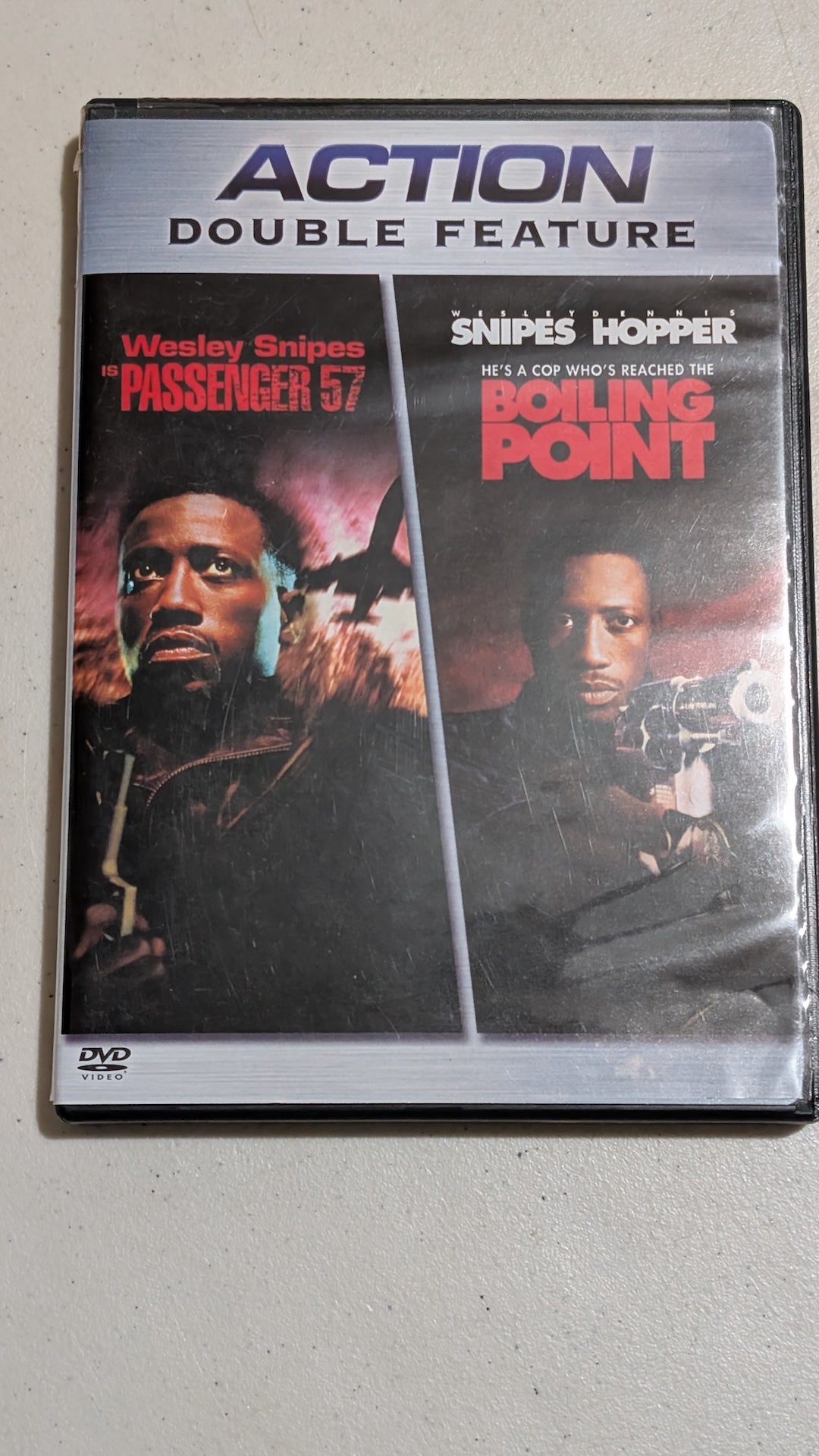 Passenger 57 / Boiling Point (DVD, 1992 / 1993, R / R) Wesley Snipes, Bruce Payne, Tom Sizemore / Wesley Snipes, Dennis Hopper, Lolita Davidovich