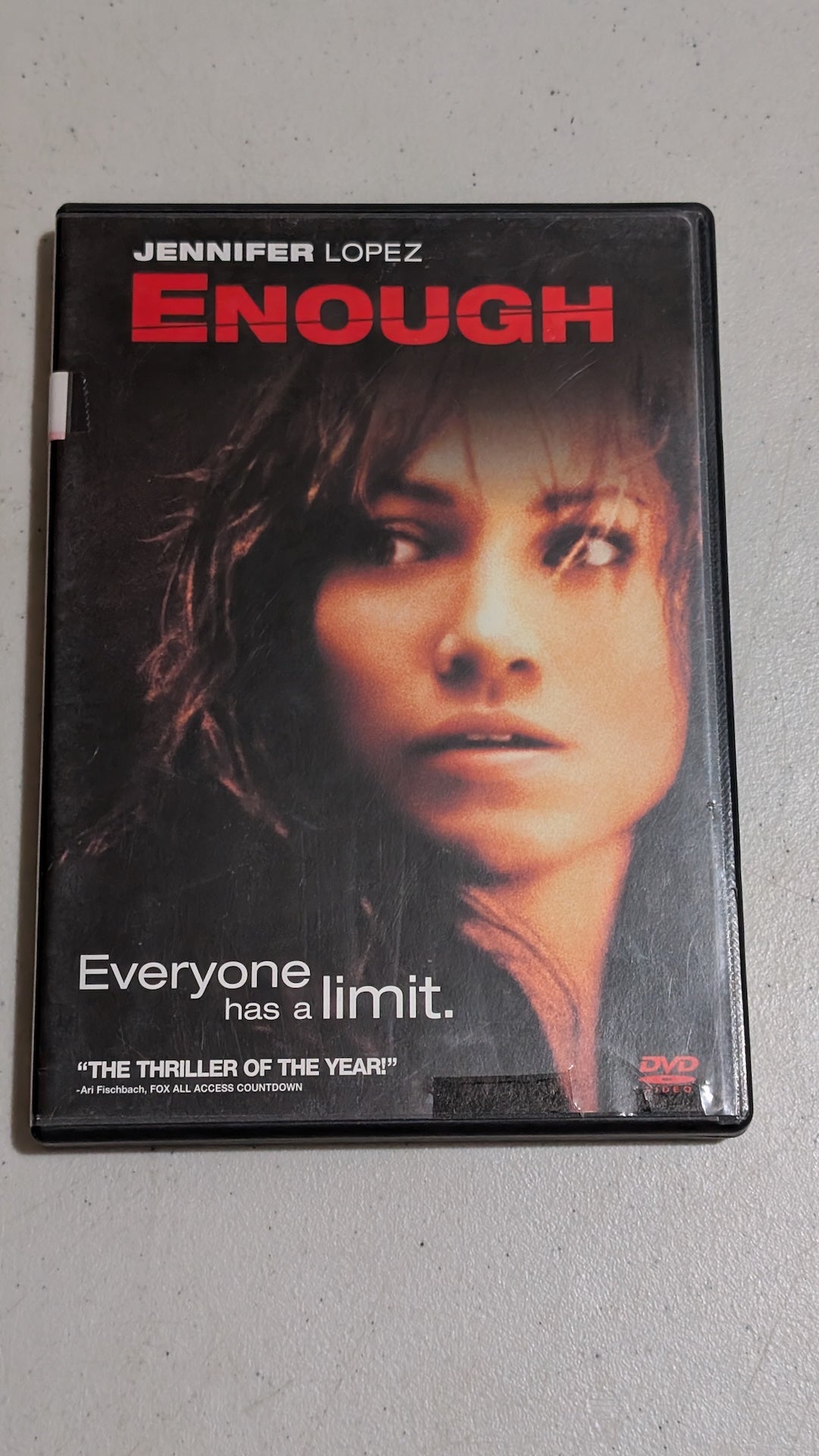 Enough (DVD, 2002, PG-13) Jennifer Lopez, Billy Campbell, and Juliette Lewis