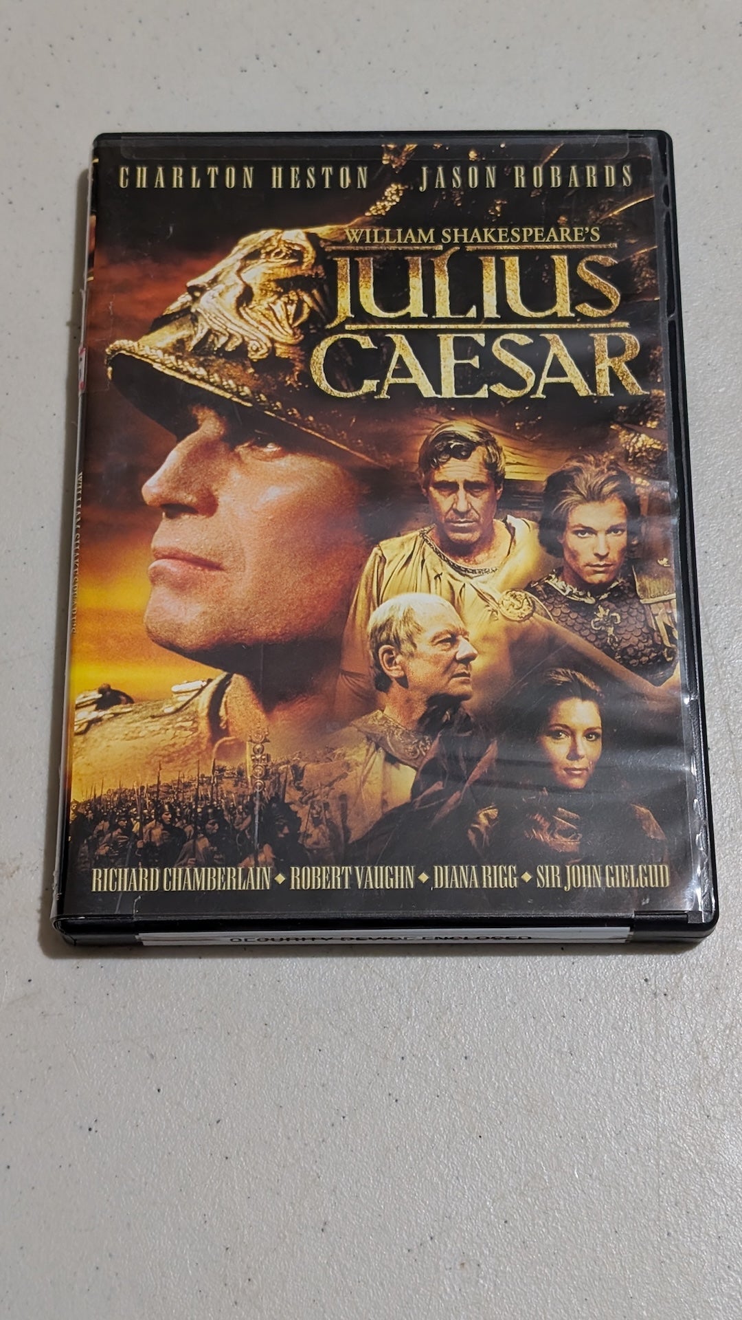 Julius Caesar (DVD, 1970, G) Charlton Heston, Jason Robards, John Gielgud
