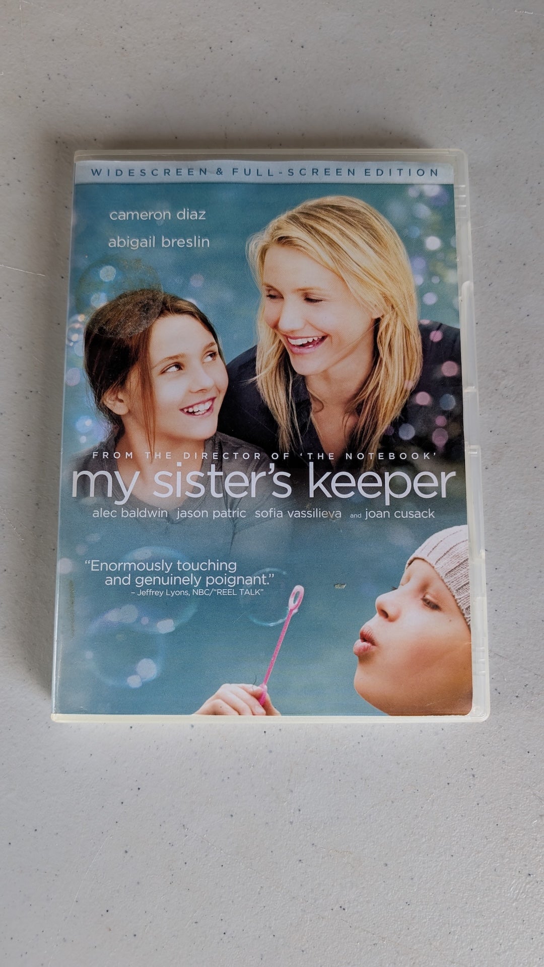 My Sister's Keeper (DVD, 2009, PG-13) Cameron Diaz, Abigail Breslin, Alec Baldwin
