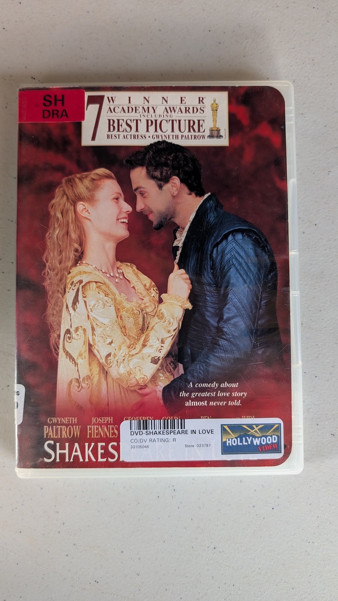 Shakespeare in Love (DVD, 1998, R) Gwyneth Paltrow, Joseph Fiennes, Geoffrey Rush