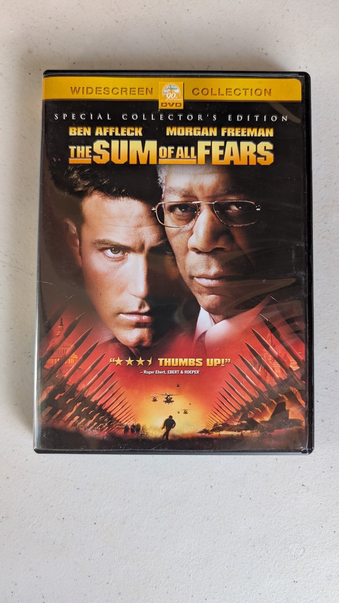 The Sum of All Fears (DVD, 2002, PG-13) Ben Affleck, Morgan Freeman, James Cromwell