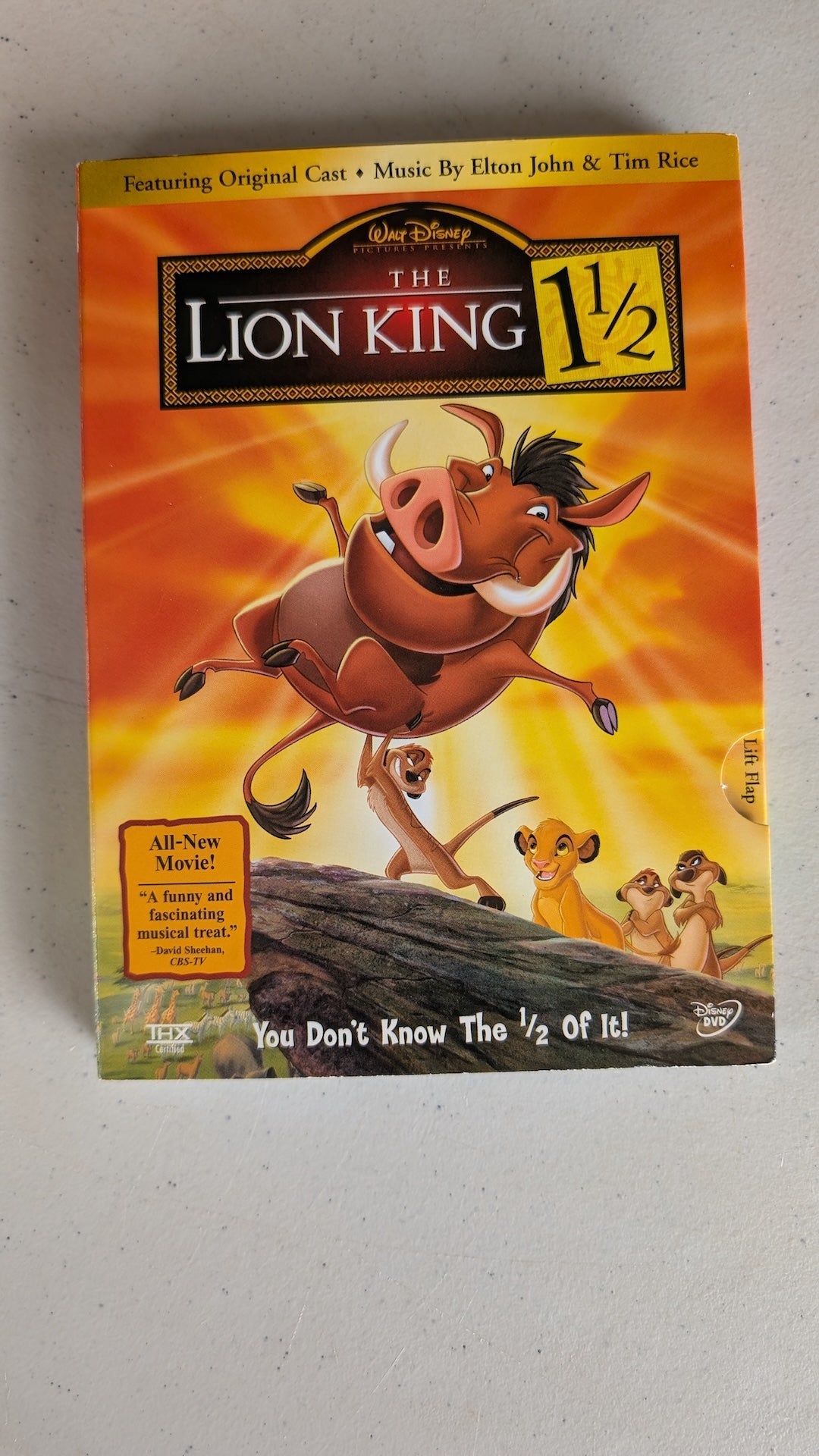 The Lion King 1 1/2 (DVD, 2004, G) Nathan Lane, Ernie Sabella, Matthew Broderick