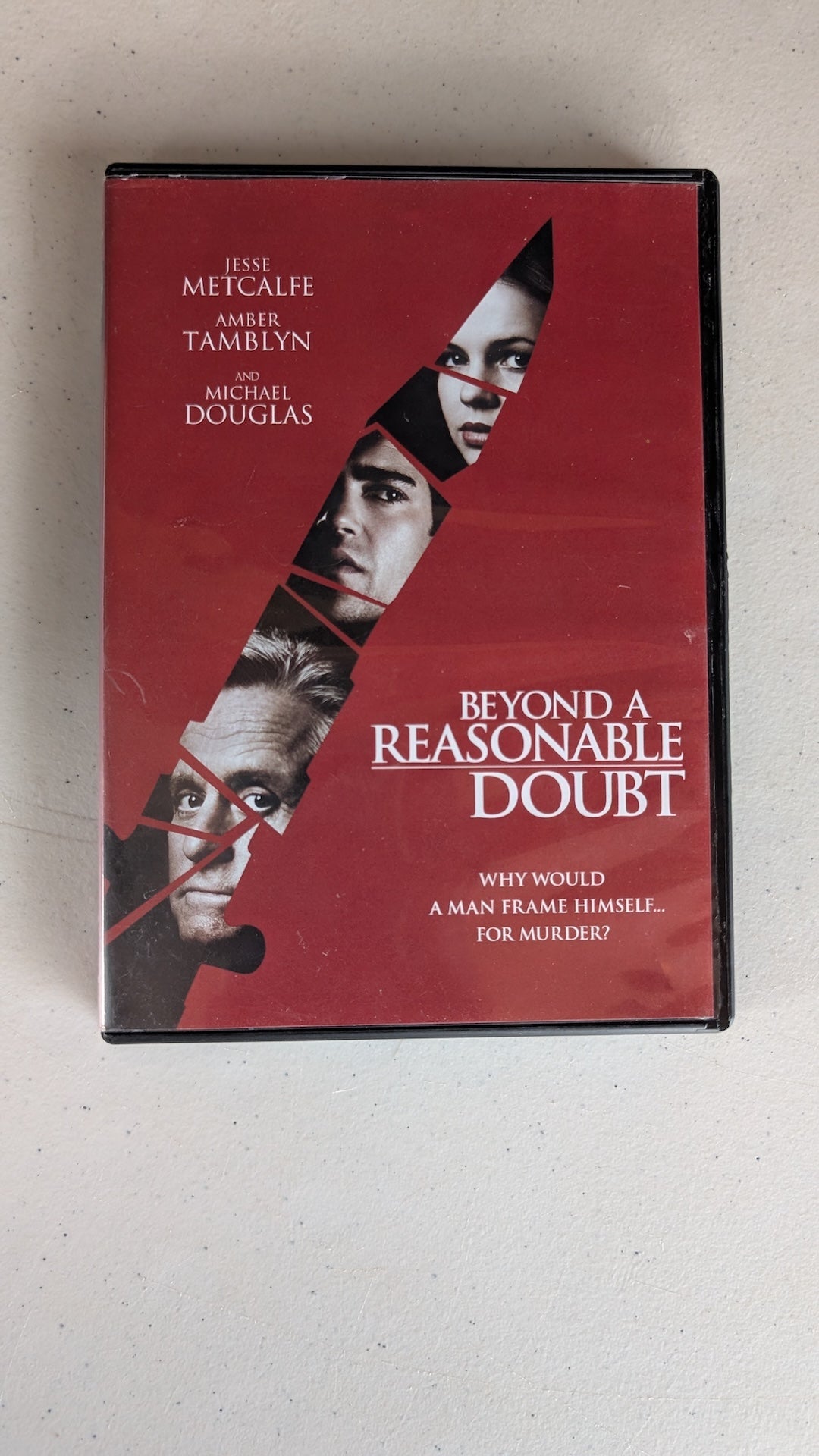 Beyond a Reasonable Doubt (DVD, 2009, PG-13) Jesse Metcalfe, Amber Tamblyn, Michael Douglas