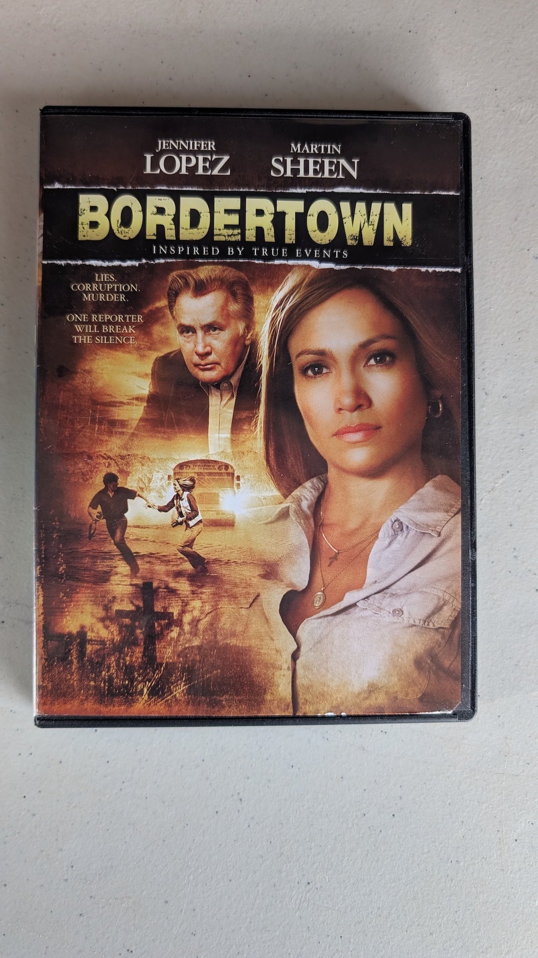 Bordertown (DVD, 2007, R) Jennifer Lopez, Antonio Banderas, Martin Sheen