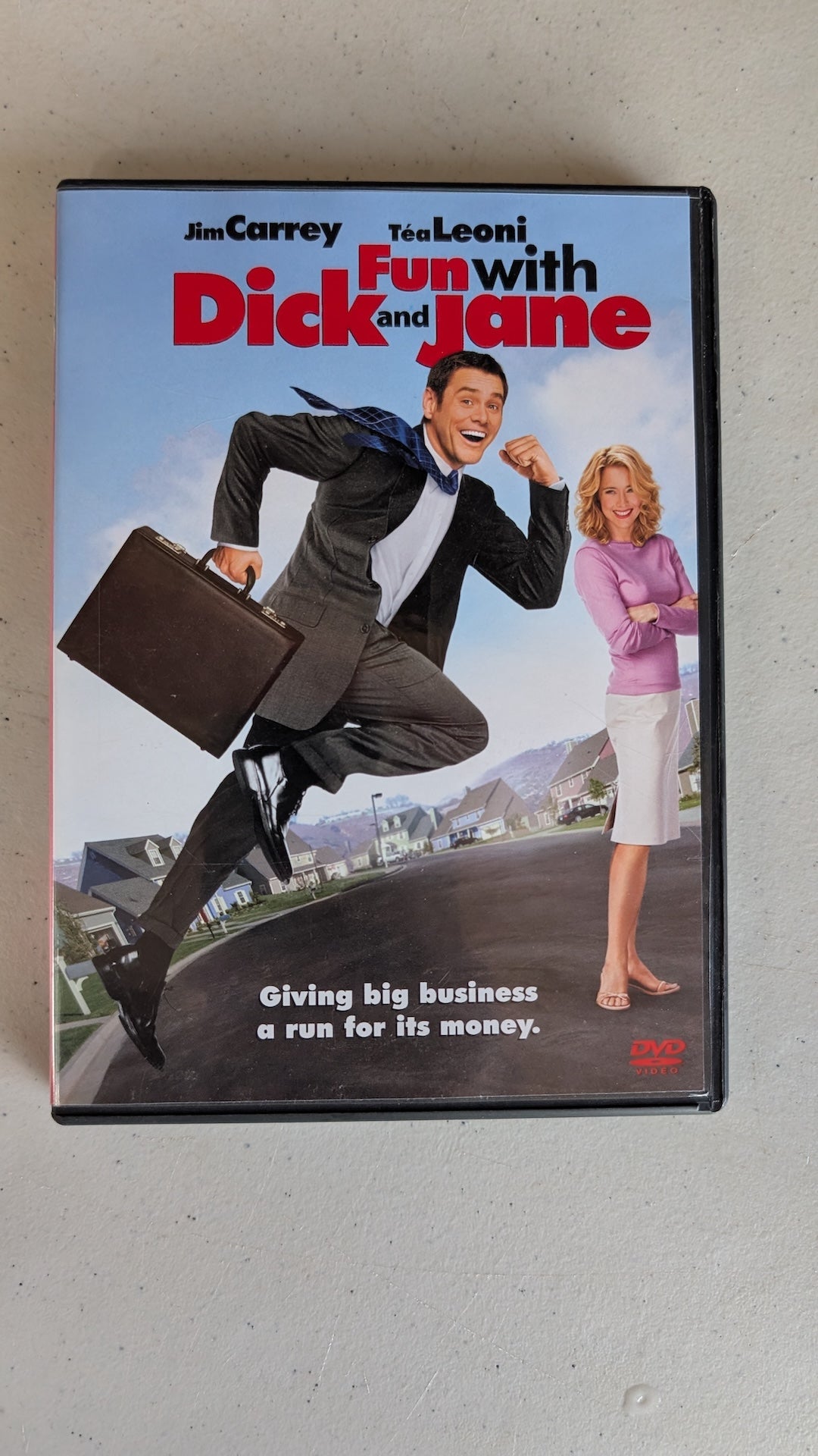 Fun with Dick and Jane (DVD, 2005, PG-13) Jim Carrey, Téa Leoni, Alec Baldwin